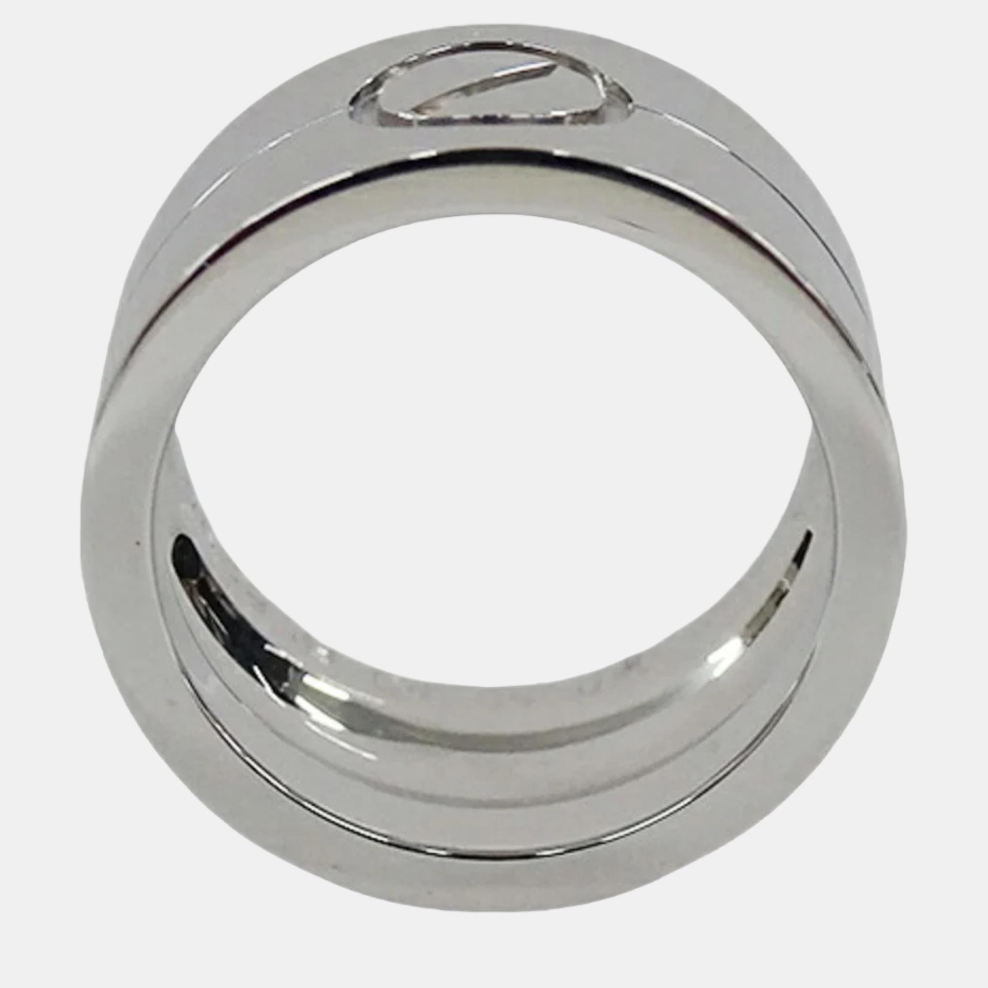 

Cartier Love Wide 18K White Gold Ring EU 50