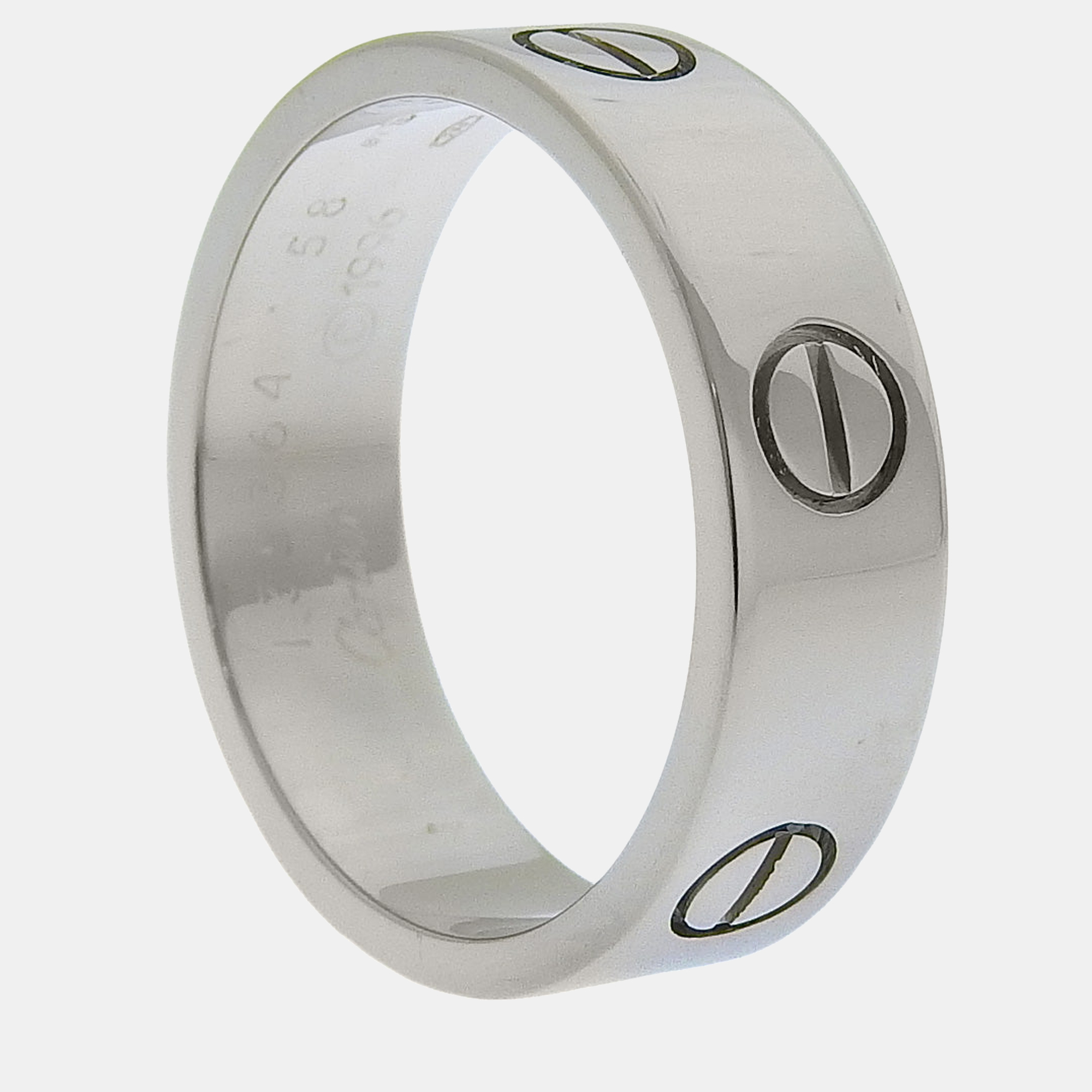 

Cartier Love Vintage 18K White Gold Ring EU 58