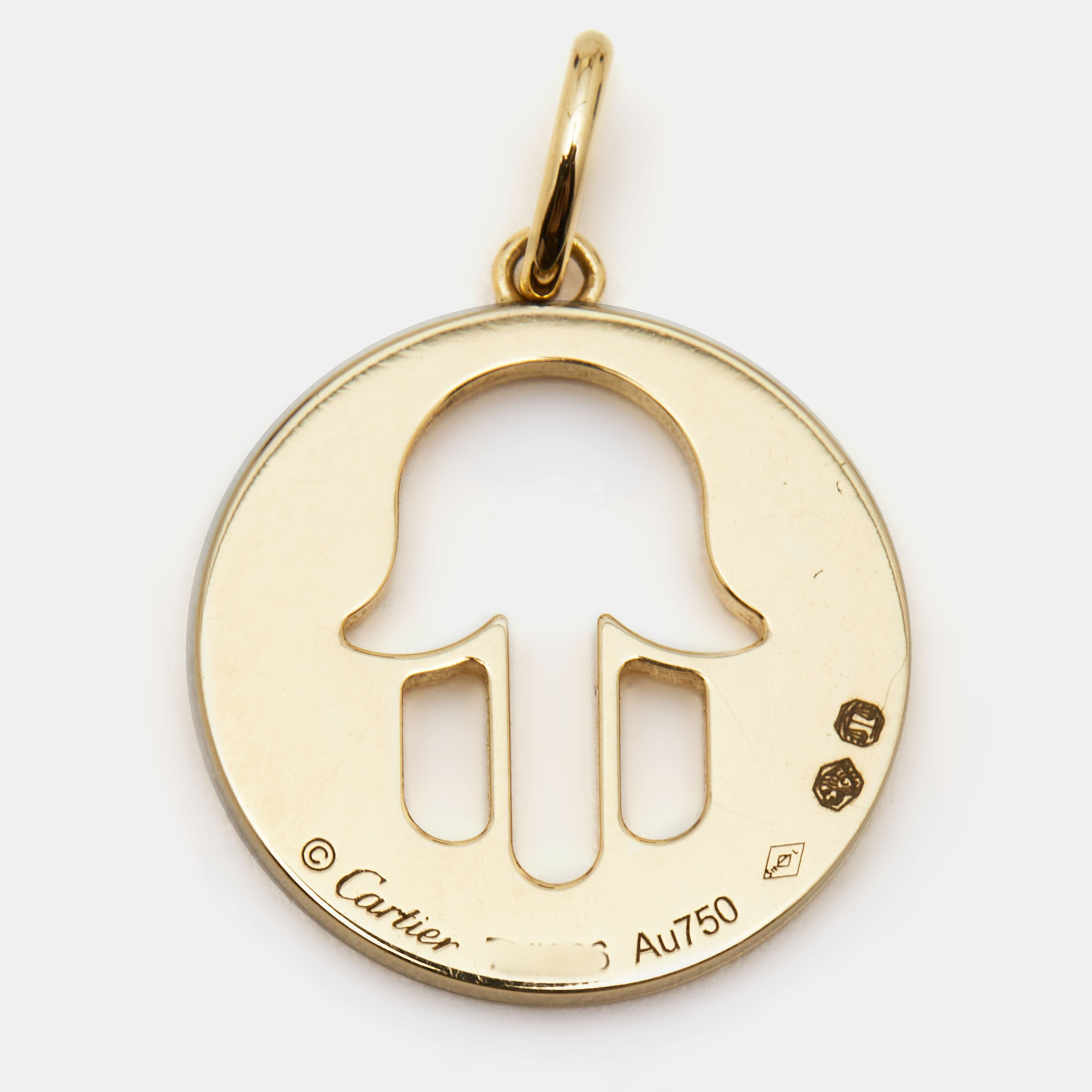 

Cartier Symbol Hand of Fatima 18k Yellow Gold Pendant