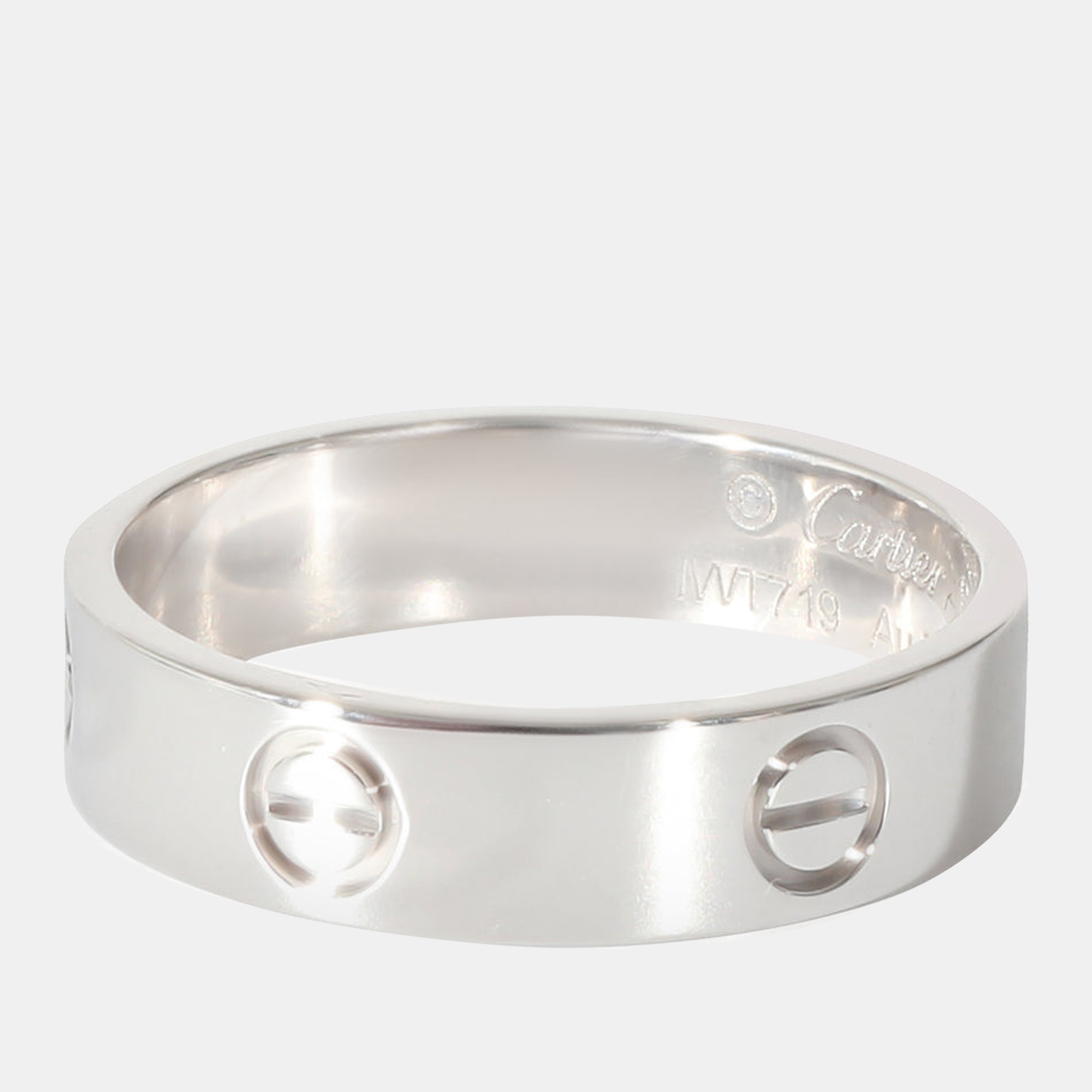 

Cartier Love Ring in 18k White Gold Ring EU 64