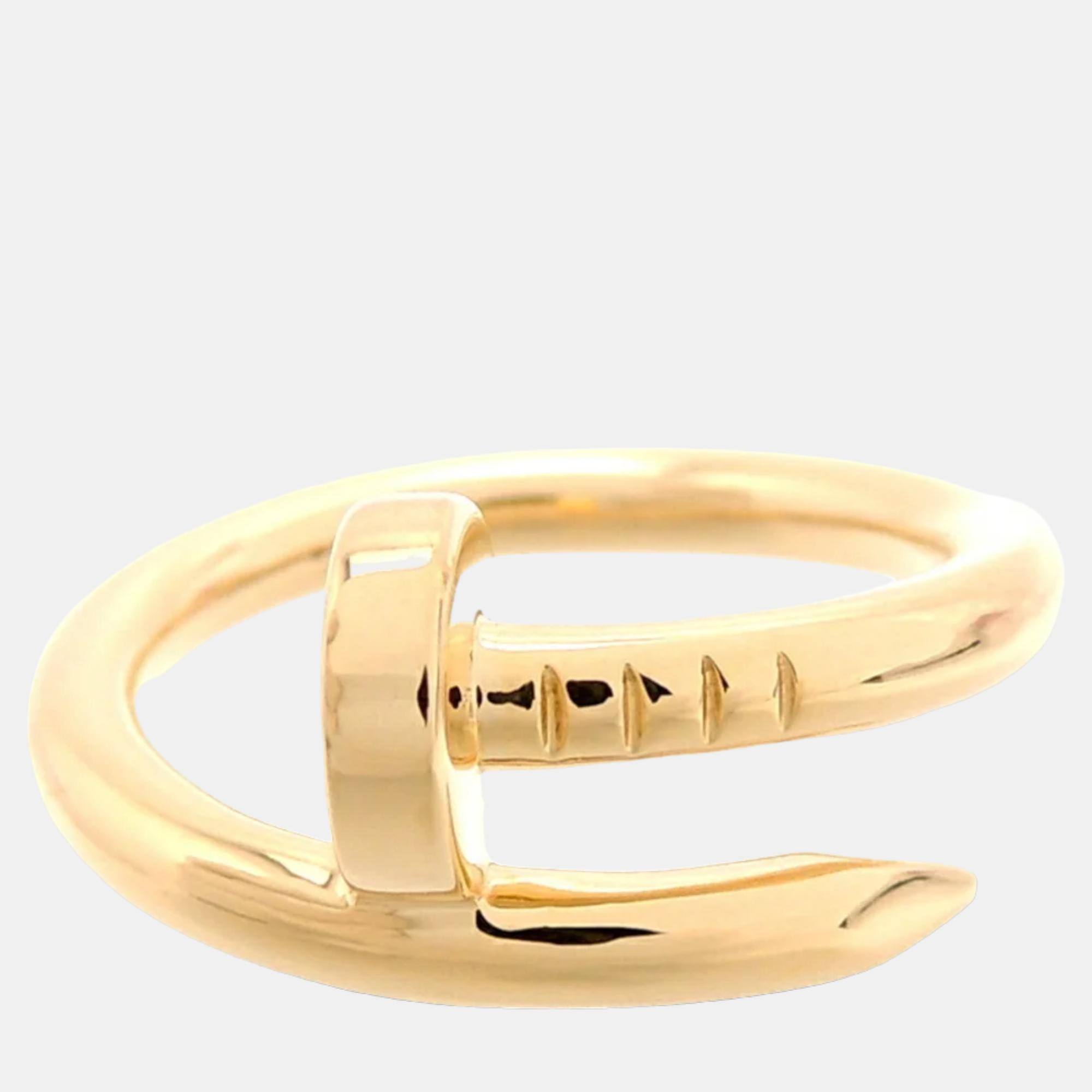 

Cartier Juste Un Clou 18K Yellow Gold Ring EU 54