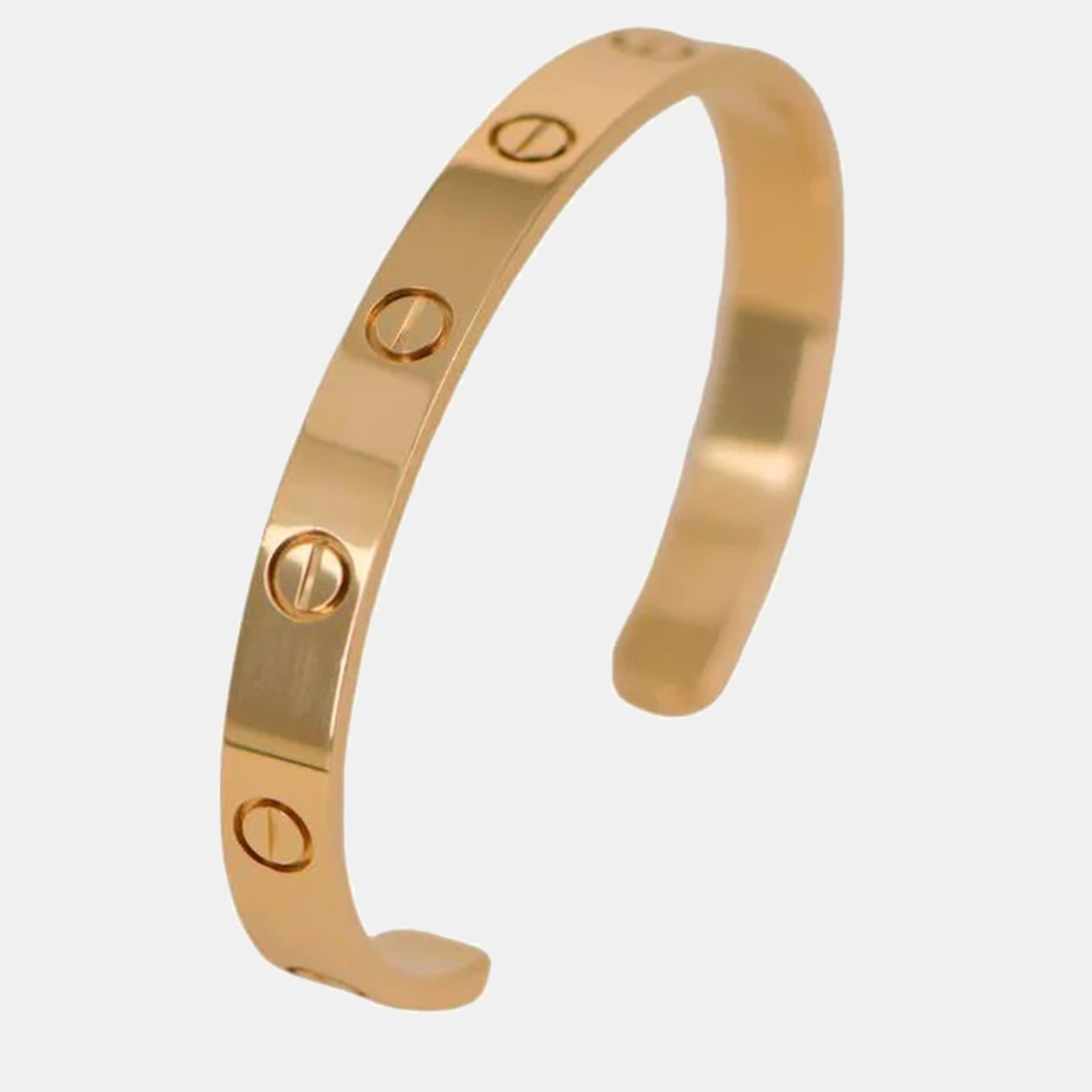 

Cartier Love Bracelet 18k Yellow Gold Size