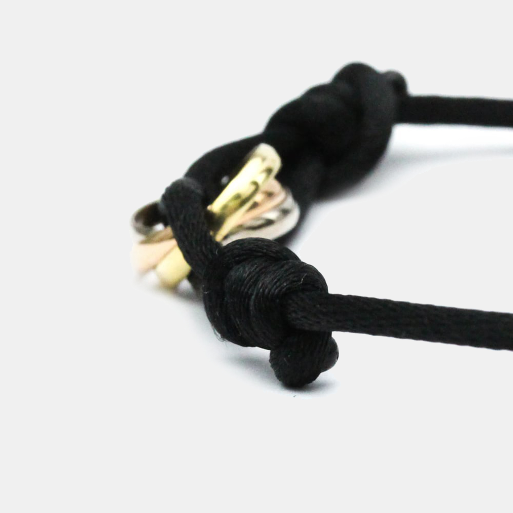 

Cartier Trinity 18K Yellow Gold Rose Gold and White Gold Adjustable Bracelet