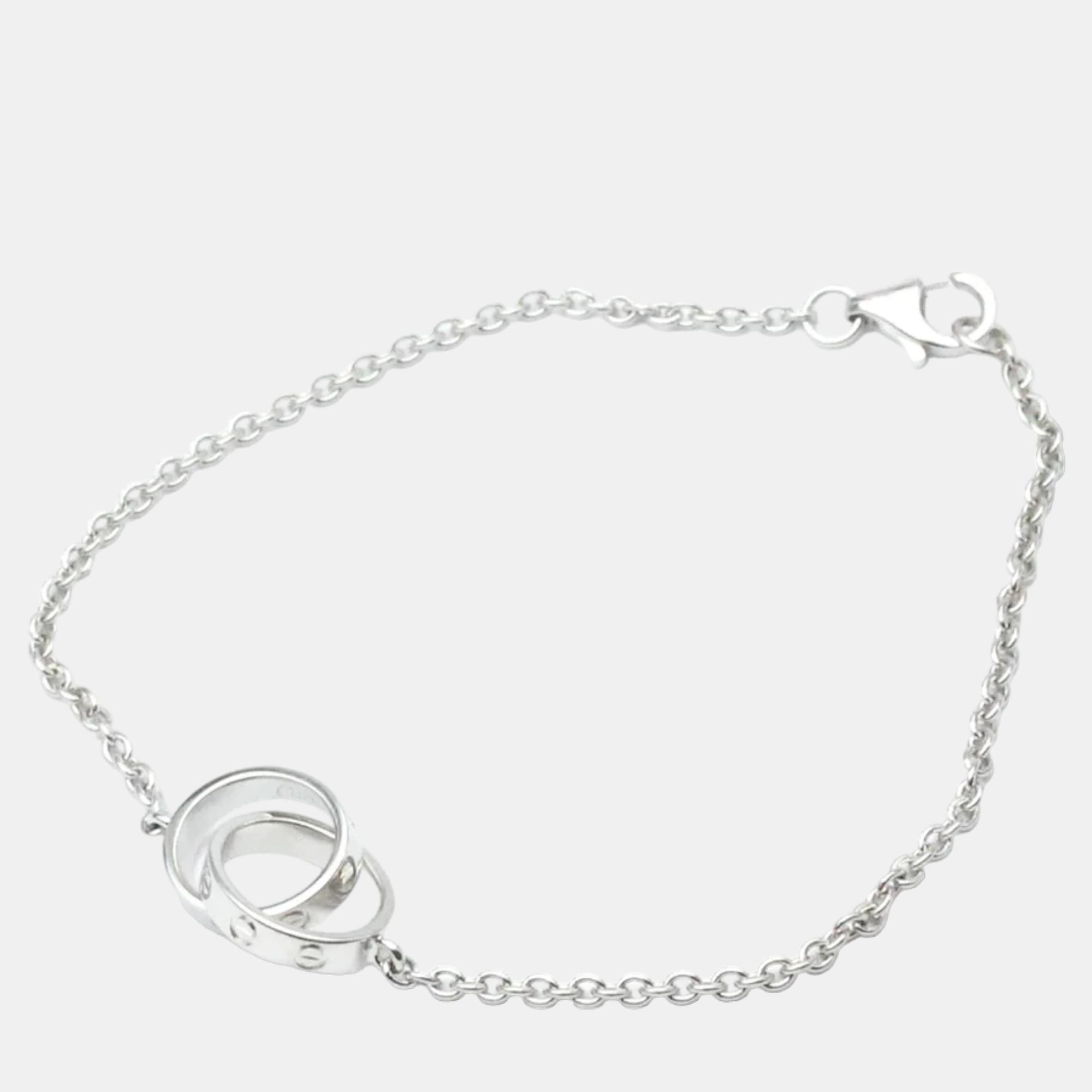 

Cartier Love 18K White Gold Bracelet 24