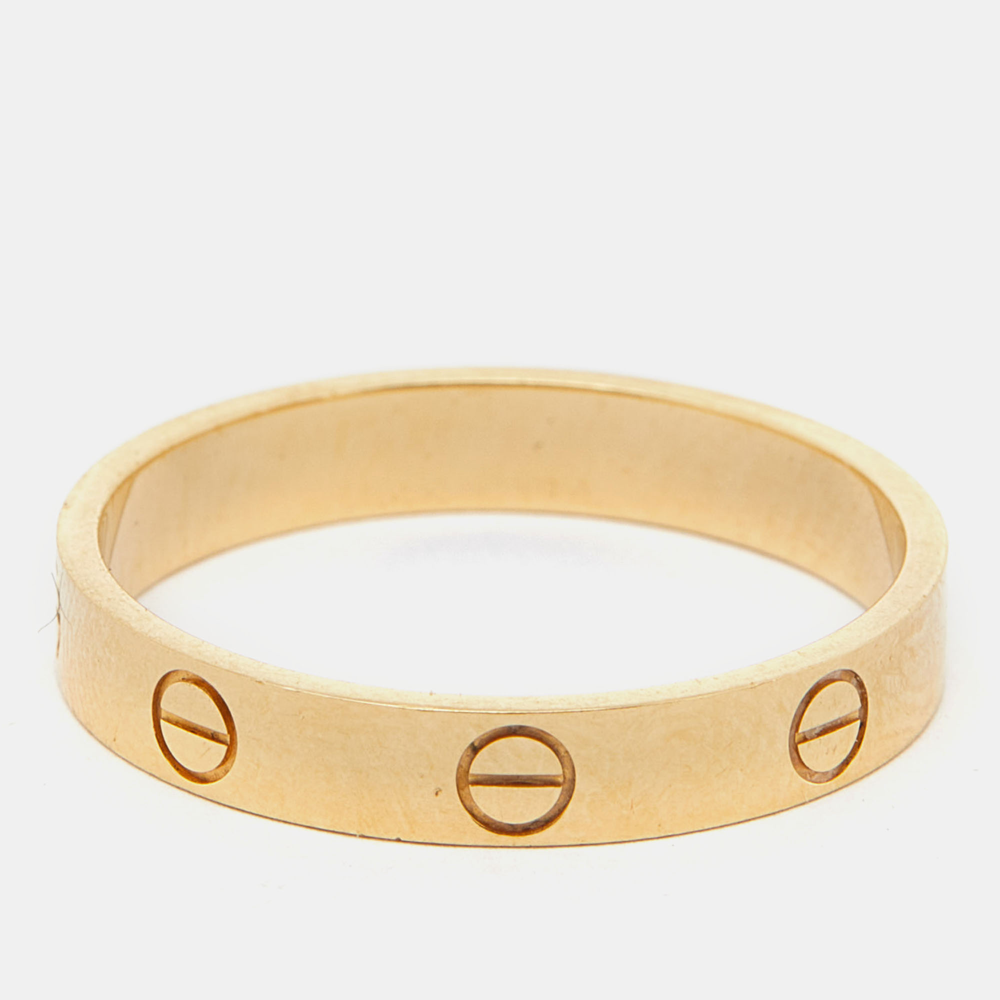 

Cartier Love 18k Yellow Gold Wedding Band Ring Size