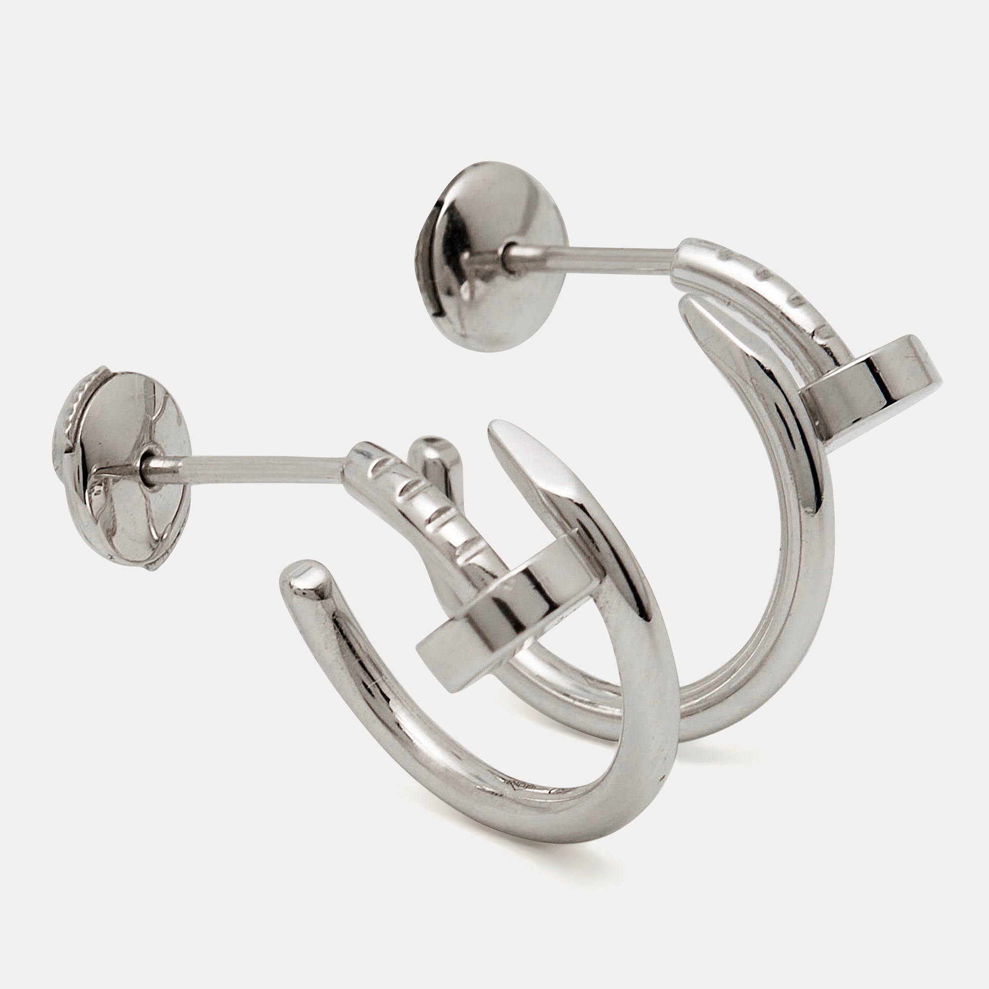 

Cartier Juste Un Clou 18k White Gold Earrings