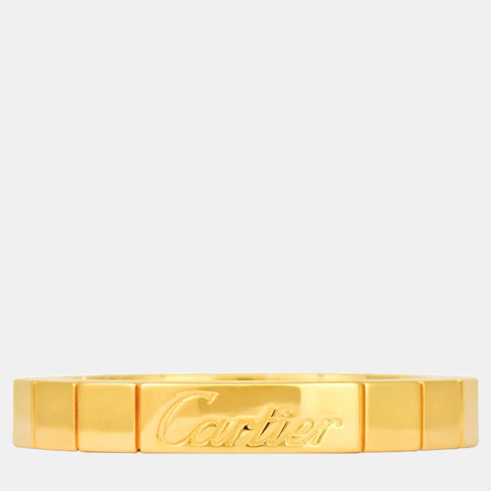 

Cartier Lanieres 18K Yellow Gold Ring EU 50