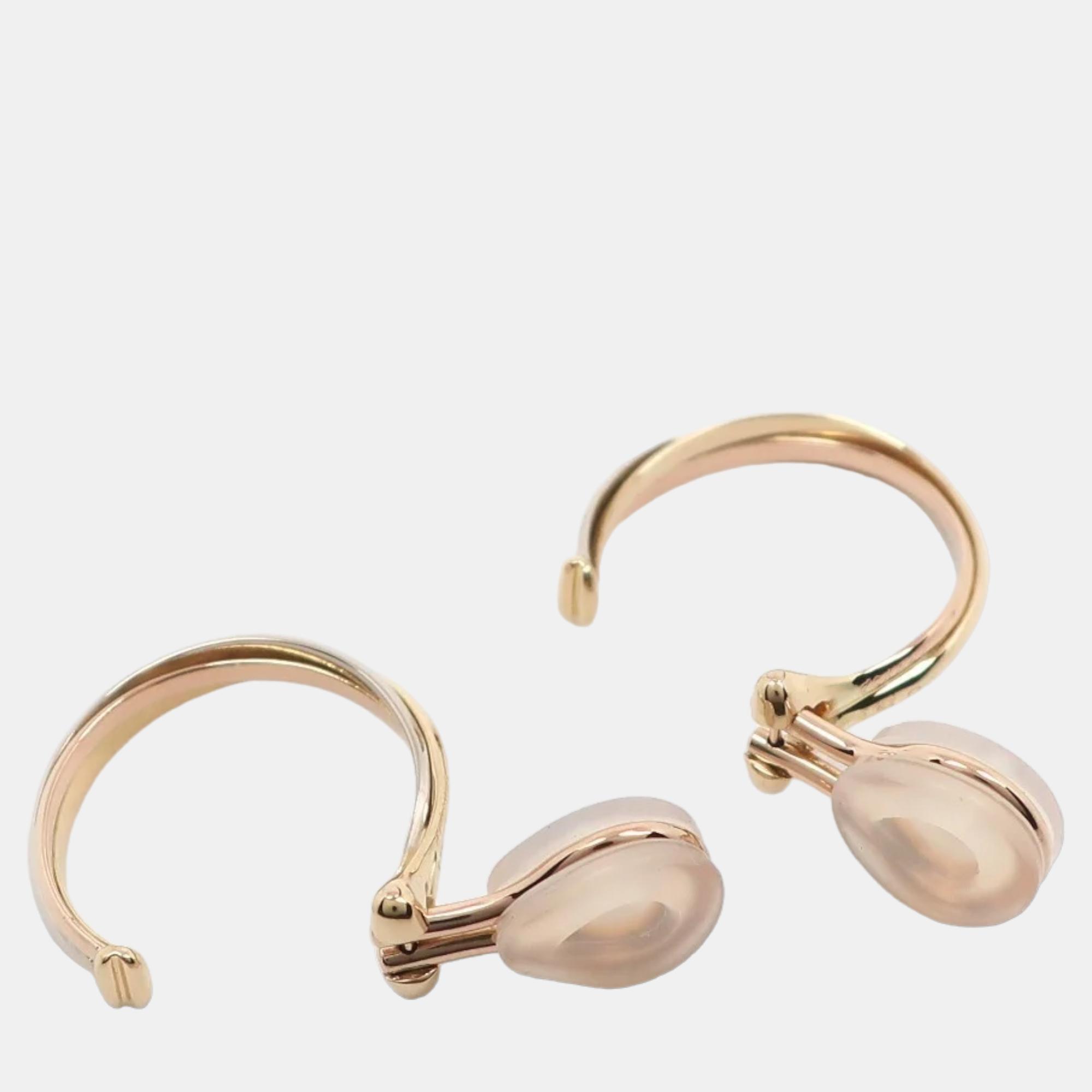 

Cartier Trinity 18K Yellow Rose and White Gold Earrings
