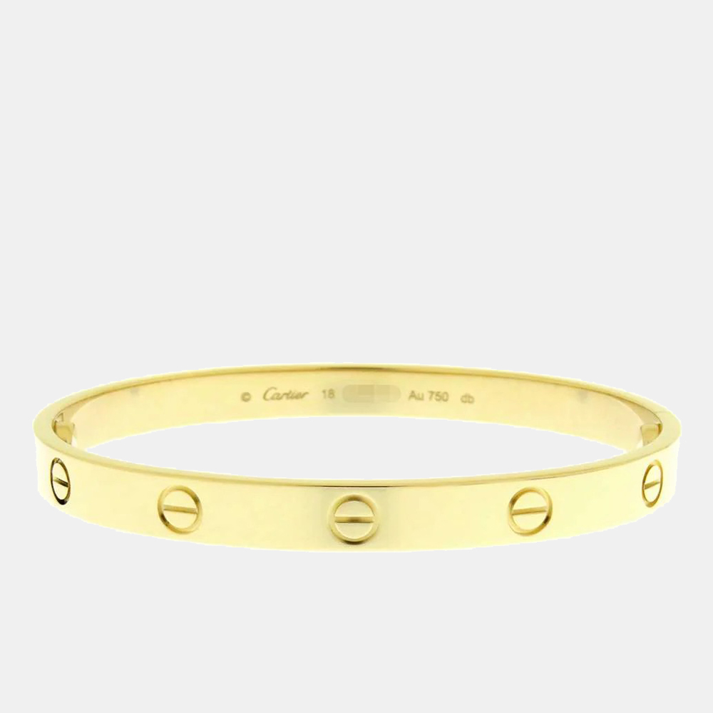 

Cartier Love 18K Yellow Gold Bracelet 18