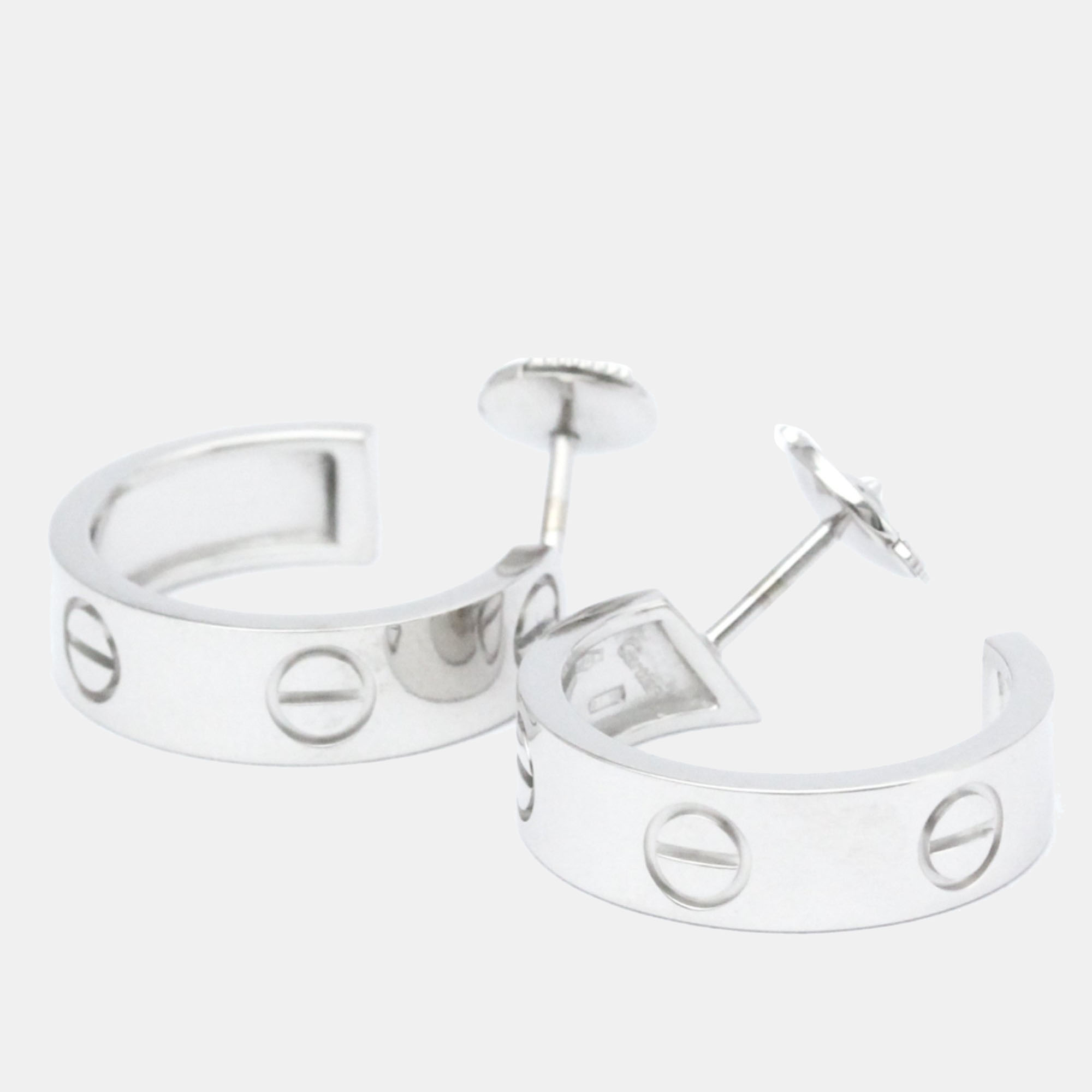 

Cartier Love 18K White Gold Earrings