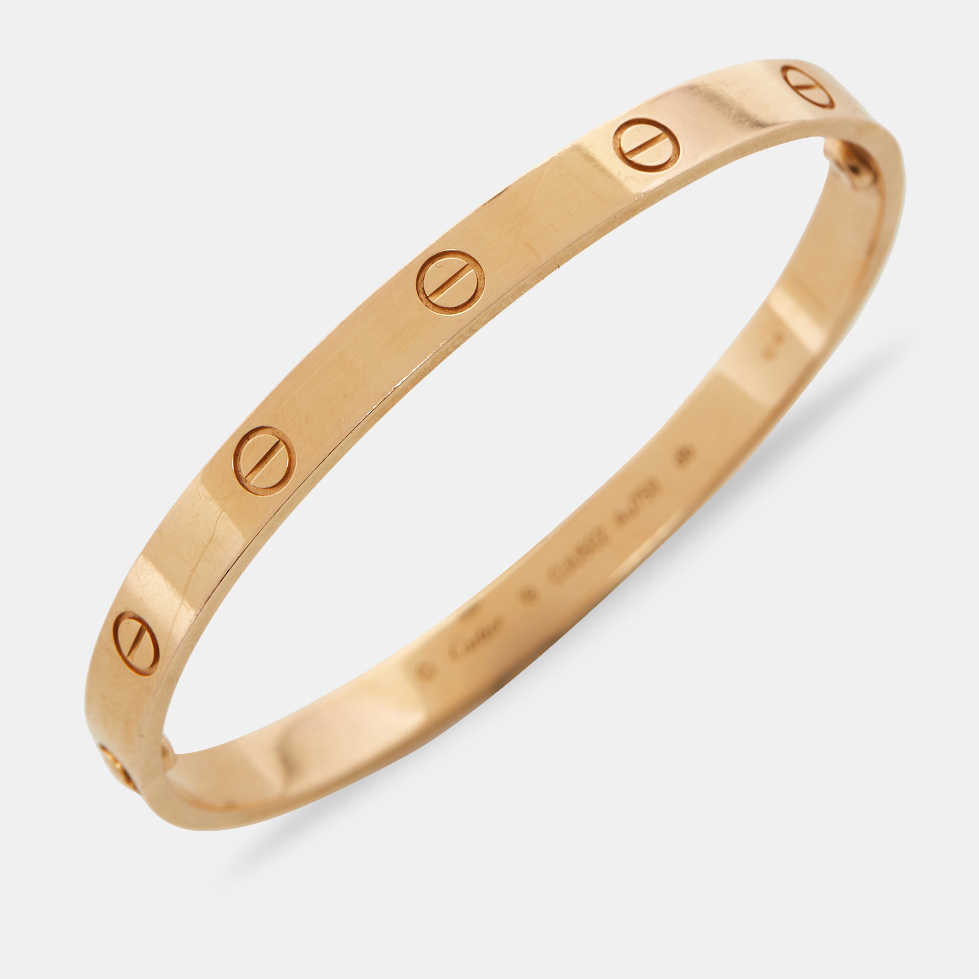 

Cartier Love 18k Rose Gold Bracelet 19