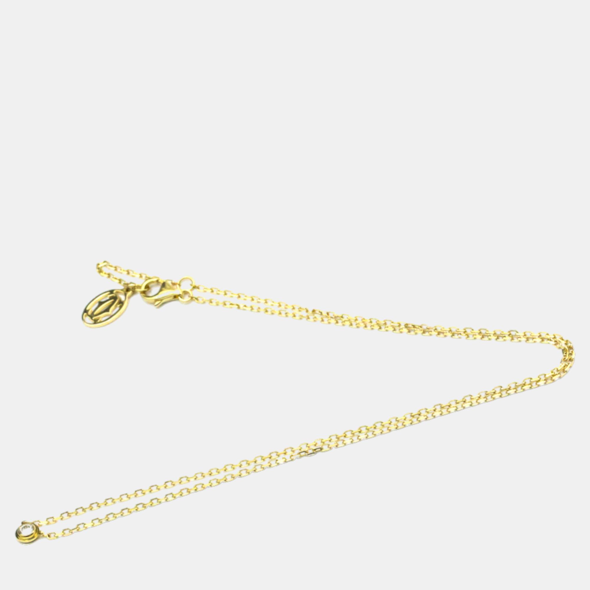 

Cartier Diamants Légers 18K Yellow Gold Diamond Necklace