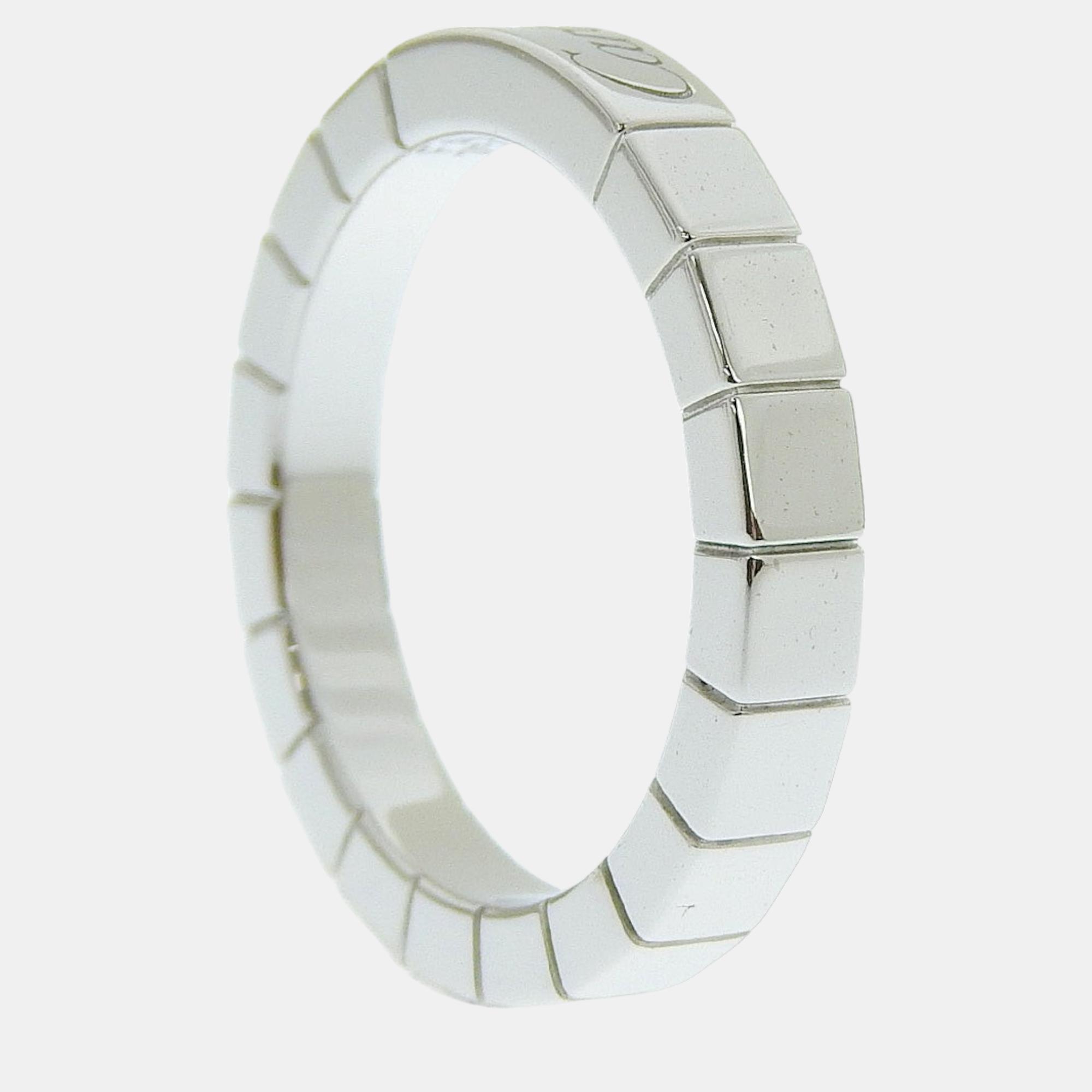

Cartier Silver White Gold Laniere ring jewelry Ring EU 50