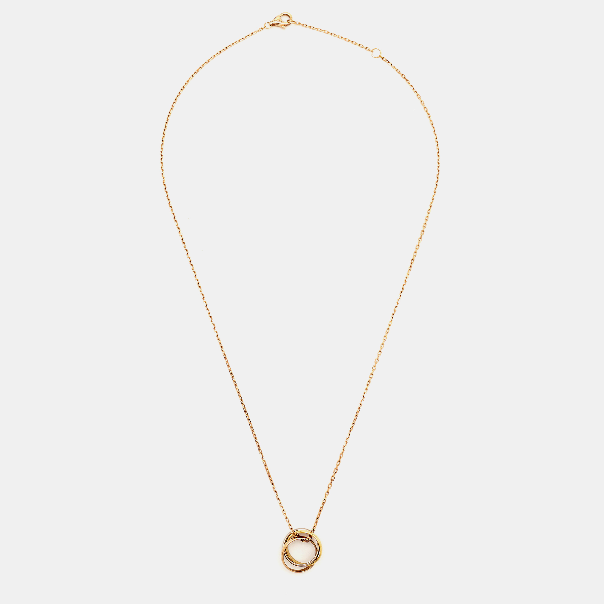 

Cartier Trinity 18k Three Tone Gold Necklace