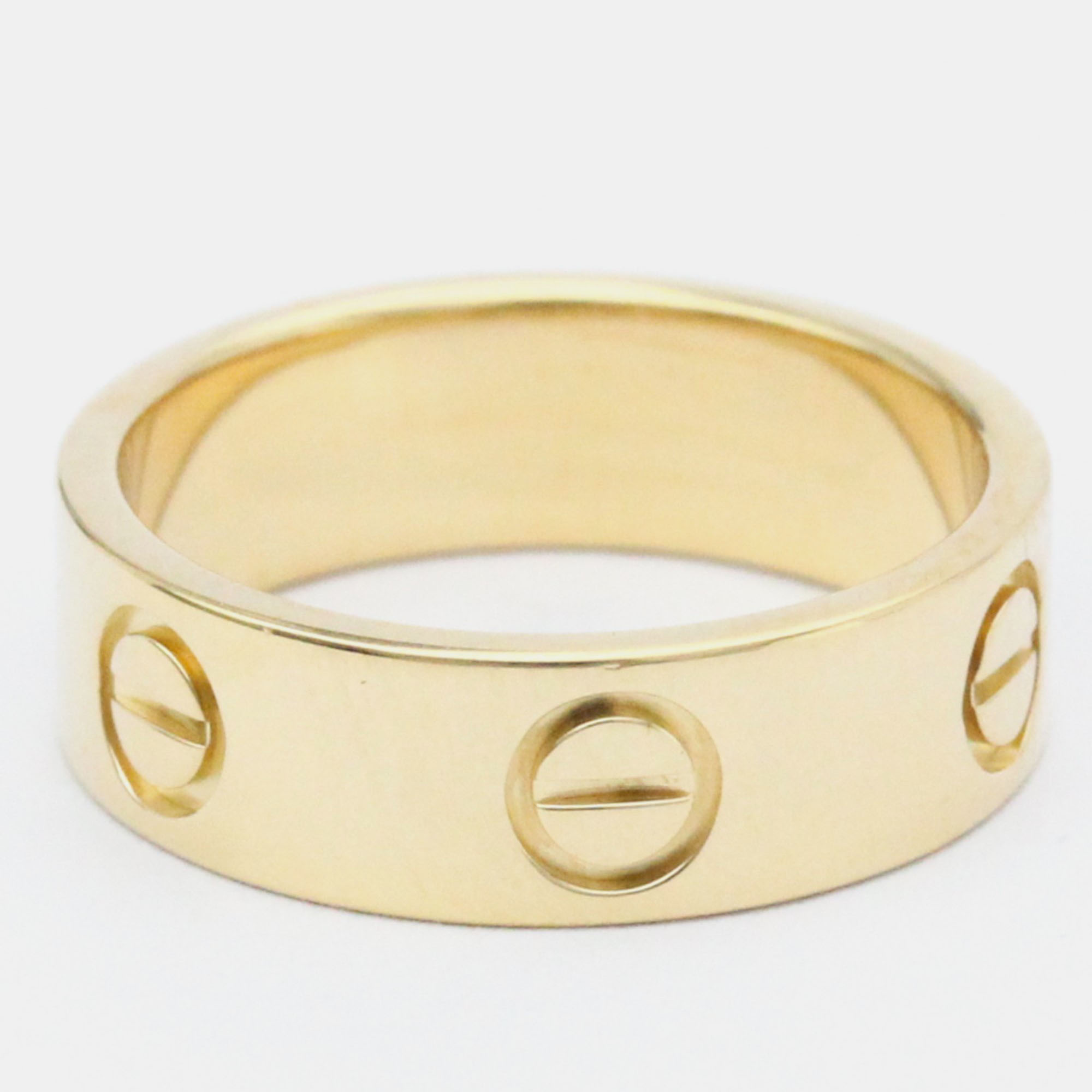 

Cartier Love 18K Yellow Gold Ring EU 50