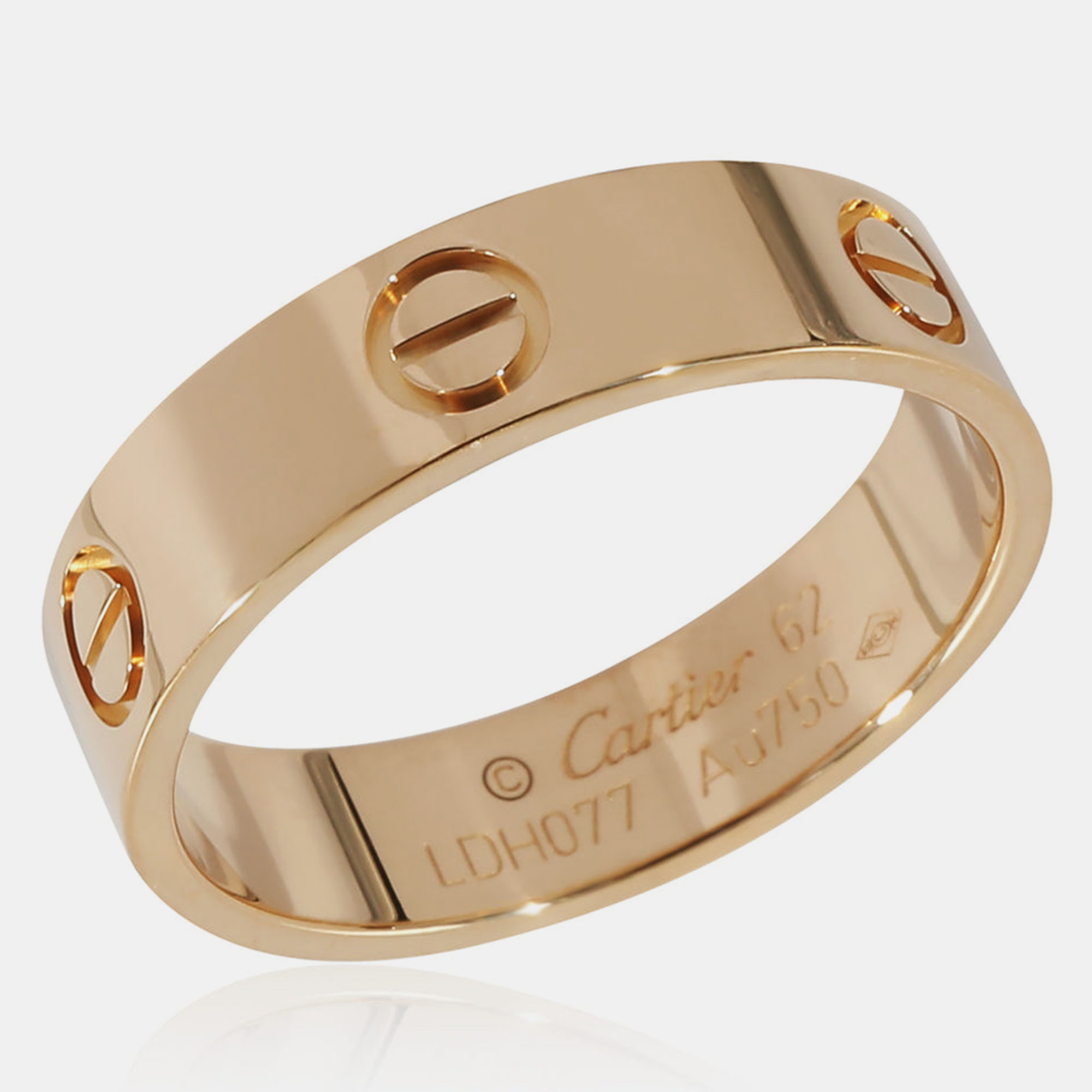 

Cartier Love Ring in 18k Yellow Gold EU 62