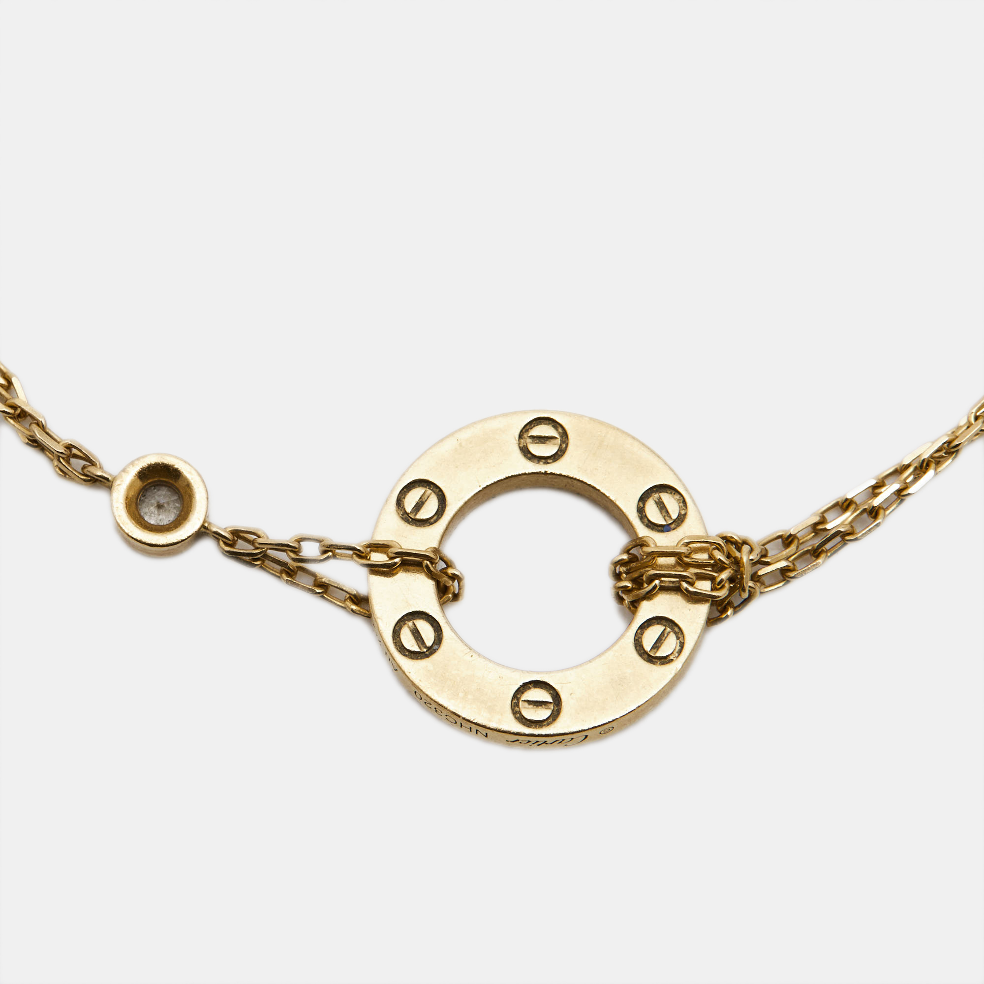 

Cartier Love Diamond 18k Yellow Gold Bracelet