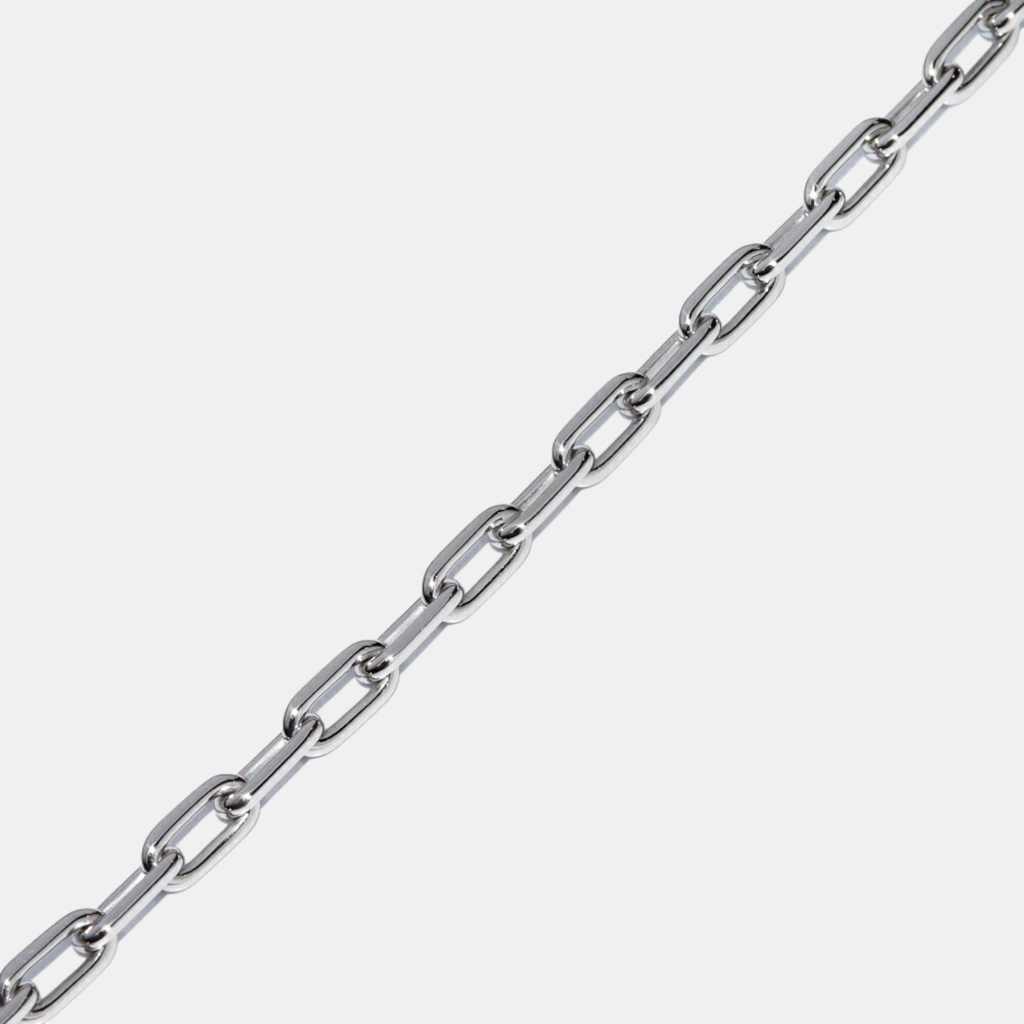 

Cartier Spartacus Links and Chains 18K White Gold Bracelet 17.5