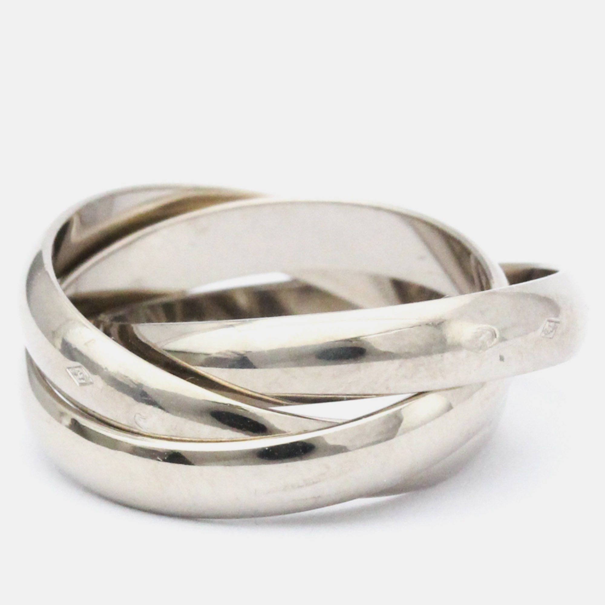 

Cartier Vintage Trinity 18K White Gold Ring EU 51