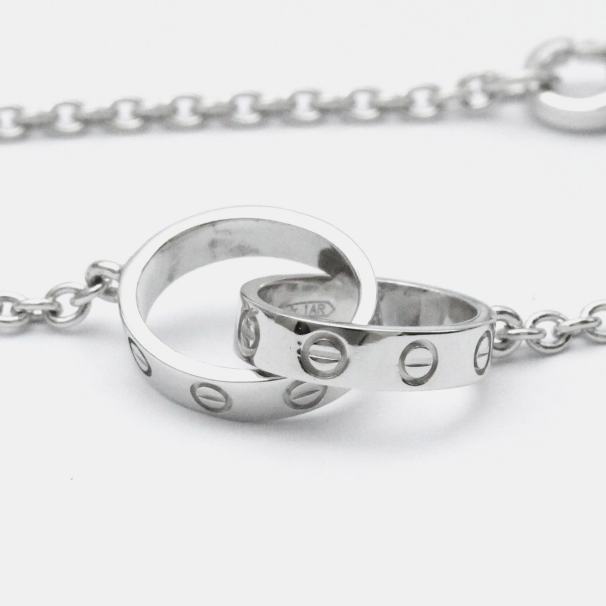 

Cartier Love 18K White Gold Bracelet 17.5