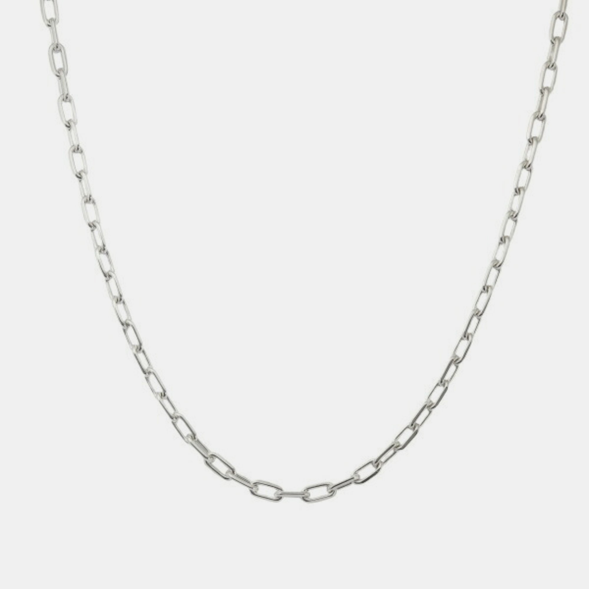 Pre-owned Cartier Spartacus Chain 18k White Gold Necklace