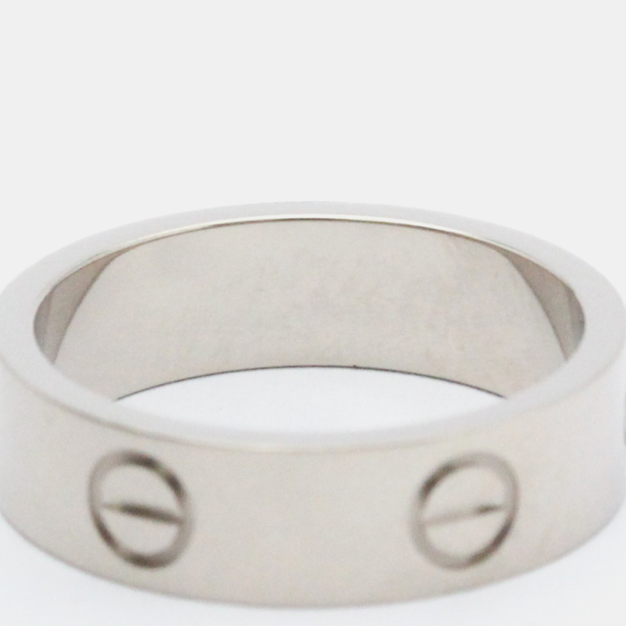 

Cartier Love Vintage 18K White Gold Ring EU 55