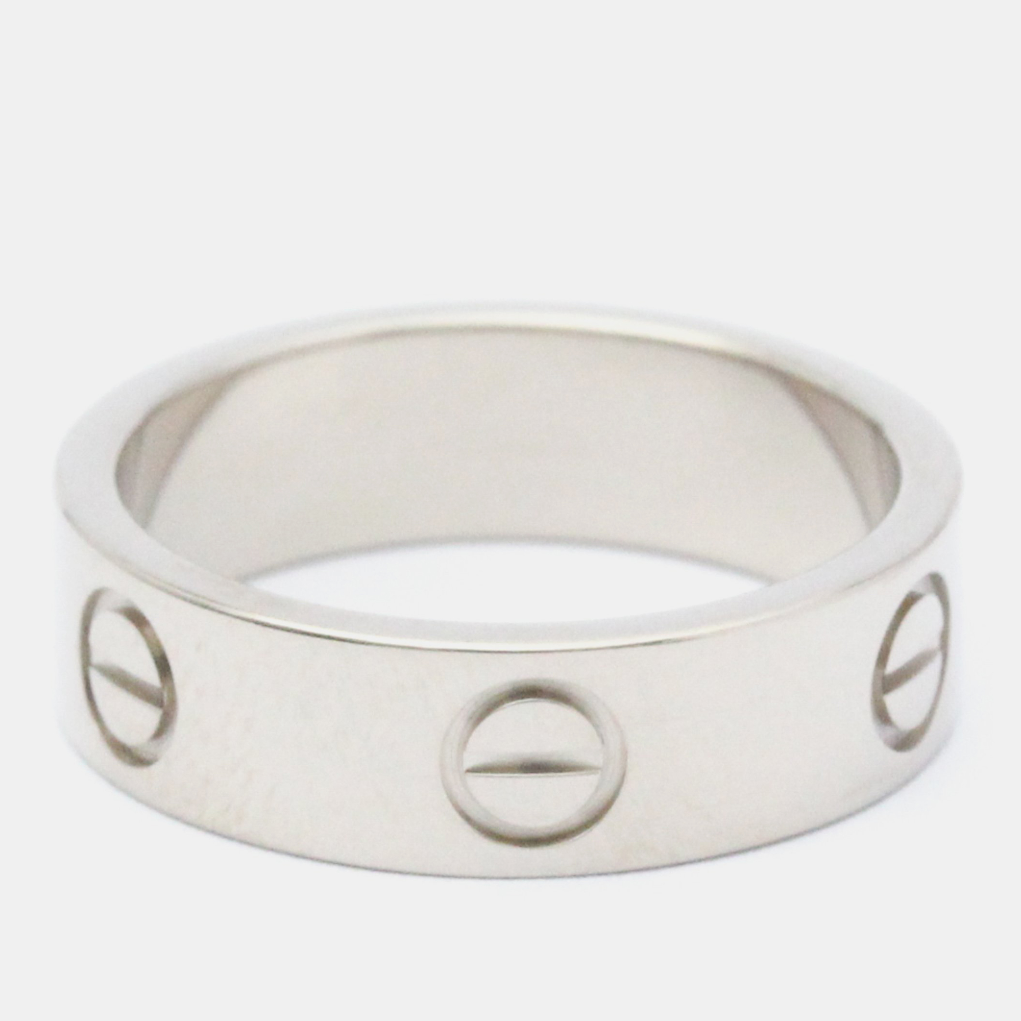 

Cartier Love 18K White Gold Ring EU 53