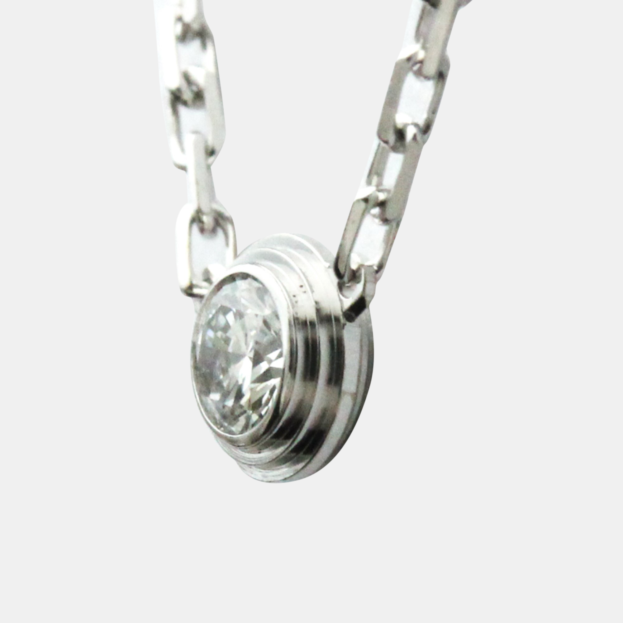 

Cartier Diamants Légers 18K White Gold Diamond Necklace