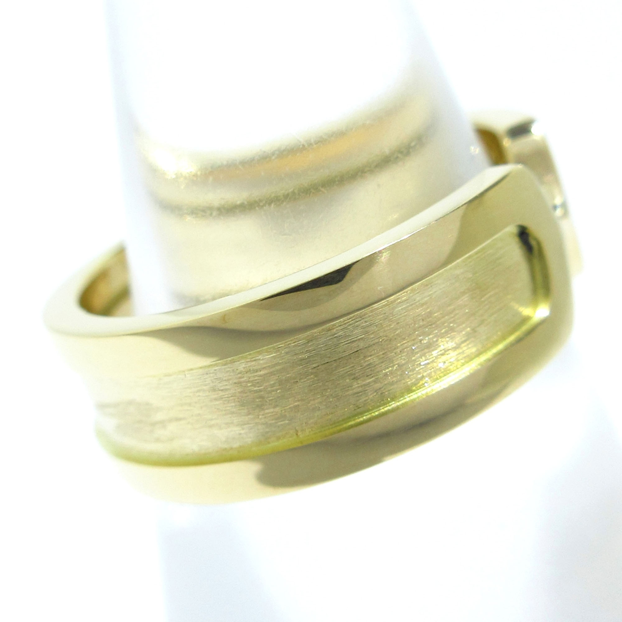 

Cartier Vintage Double C 18K Yellow Gold Ring EU 50