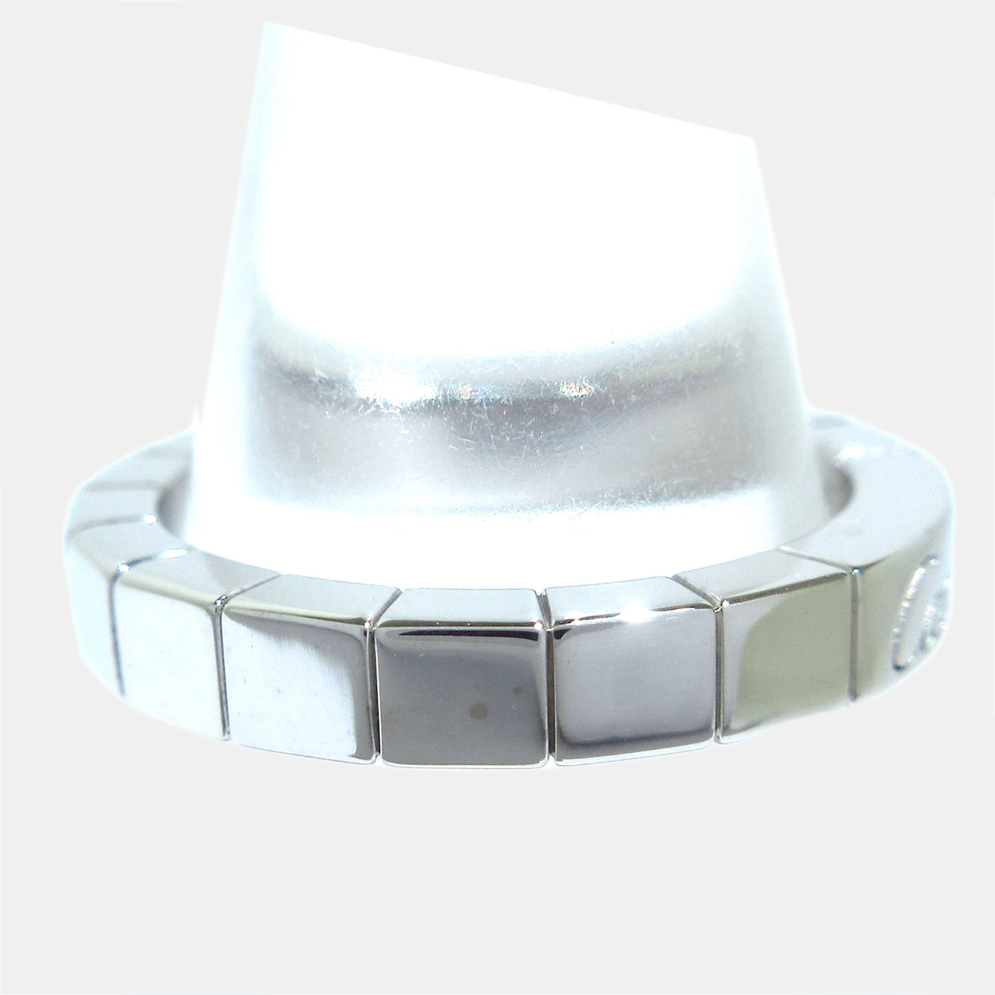 

Cartier Lanieres 18K White Gold Ring EU 48