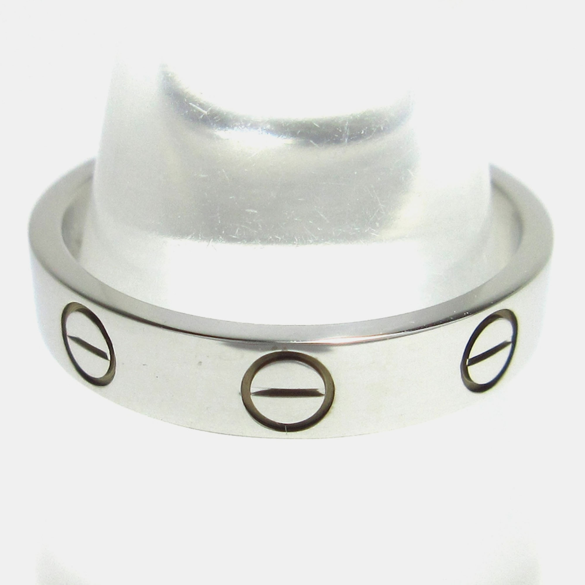

Cartier Love 18K White Gold Ring EU 50