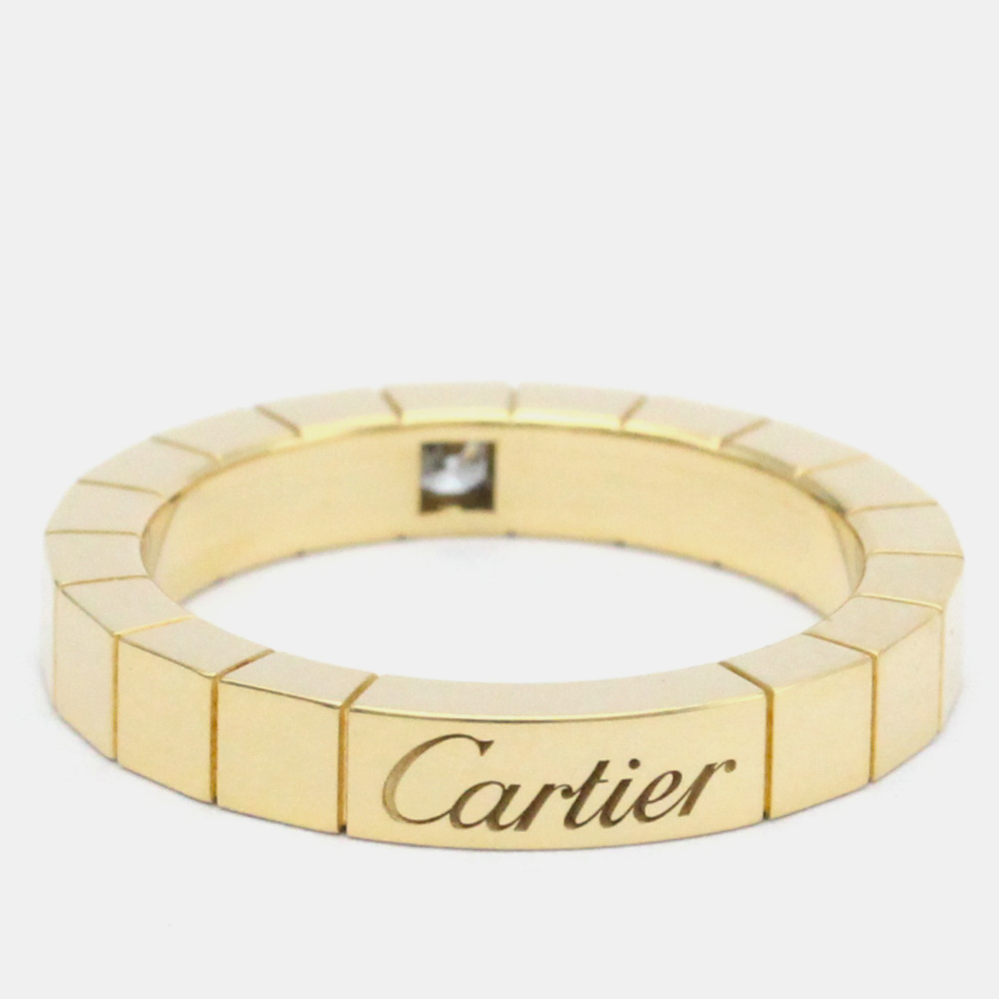 

Cartier Lanieres 18K Yellow Gold Diamond Ring EU 49