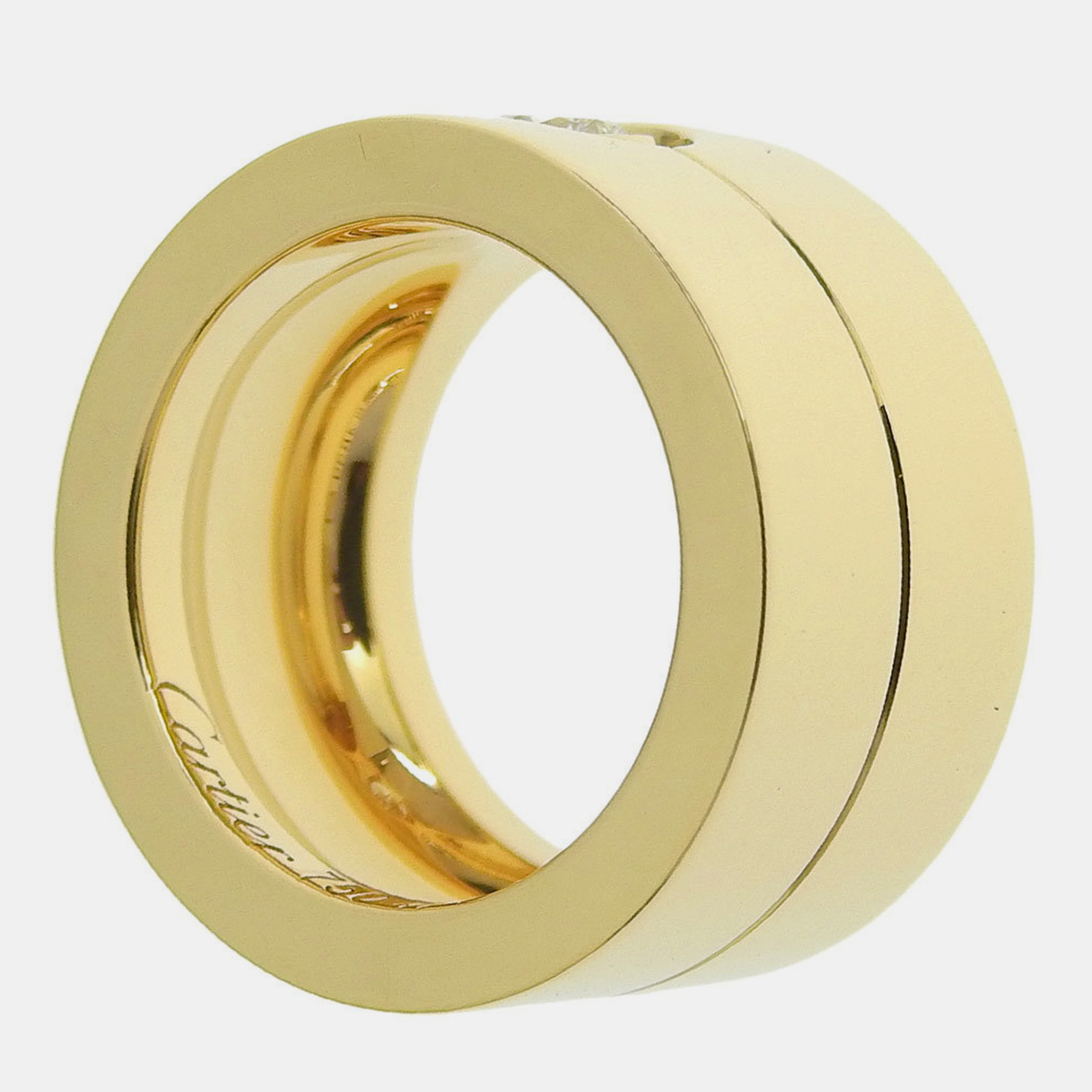 

Cartier High Love 18K Yellow Gold Diamond Ring EU 47