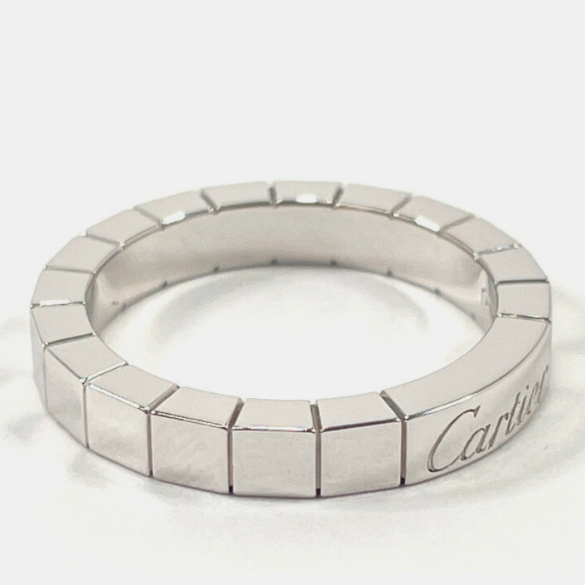

Cartier Lanieres 18K White Gold Ring EU 50