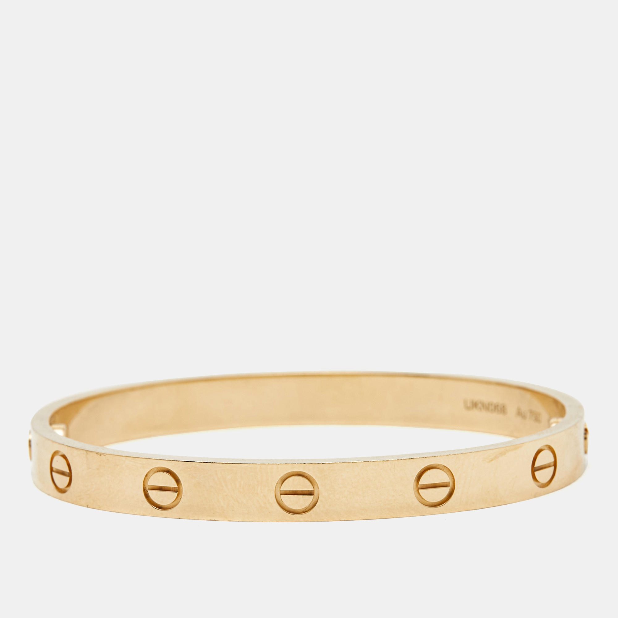 

Cartier Love 18k Yellow Gold Bracelet 16