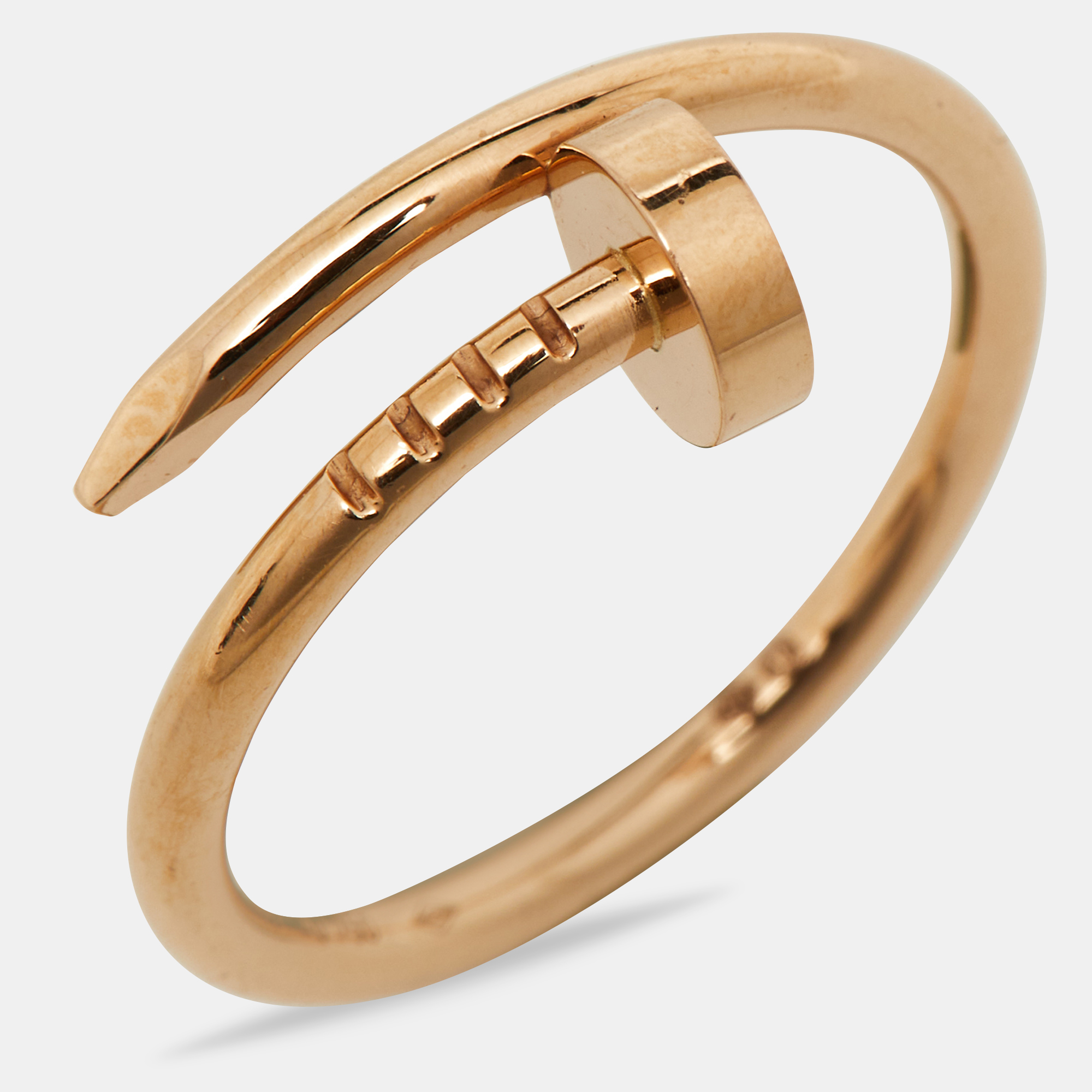 

Cartier Juste Un Clou 18k Rose Gold Small Model Ring Size