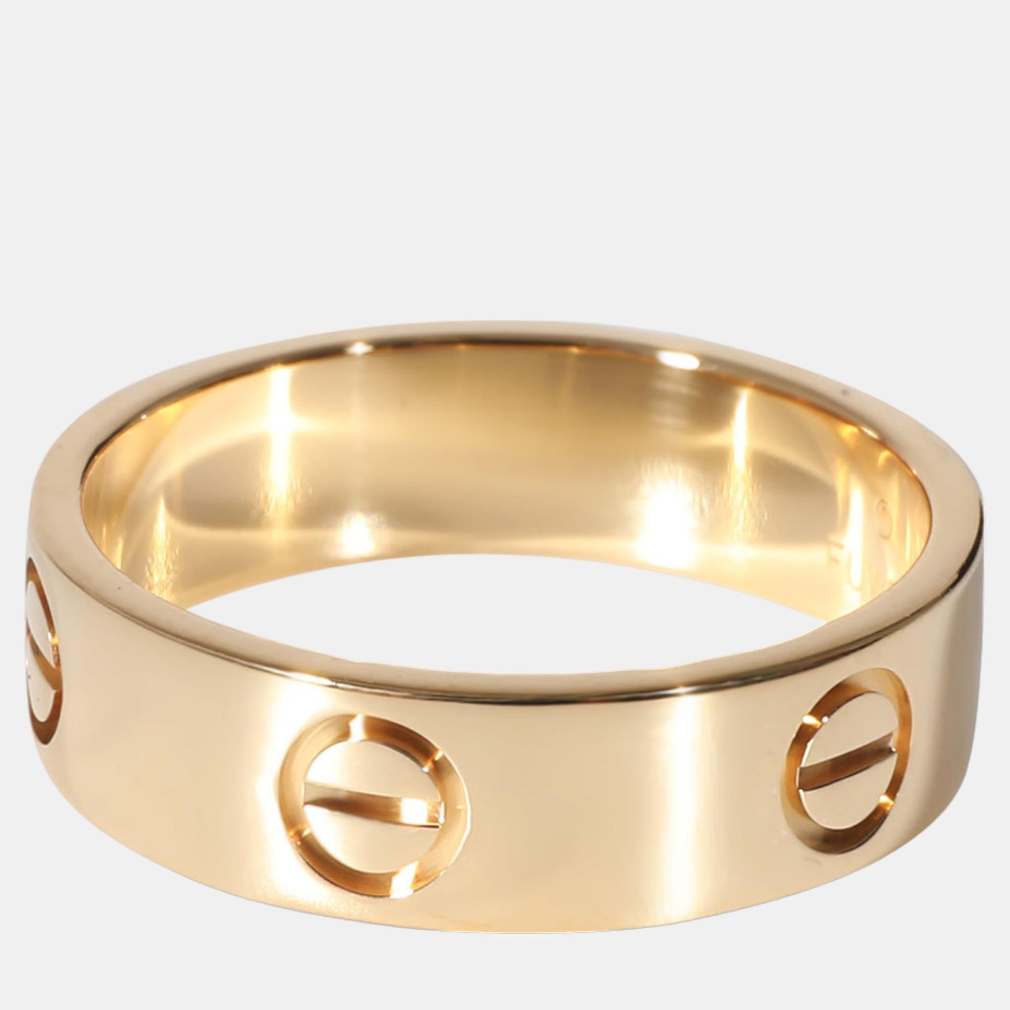 

Cartier Love Ring in 18k Yellow Gold