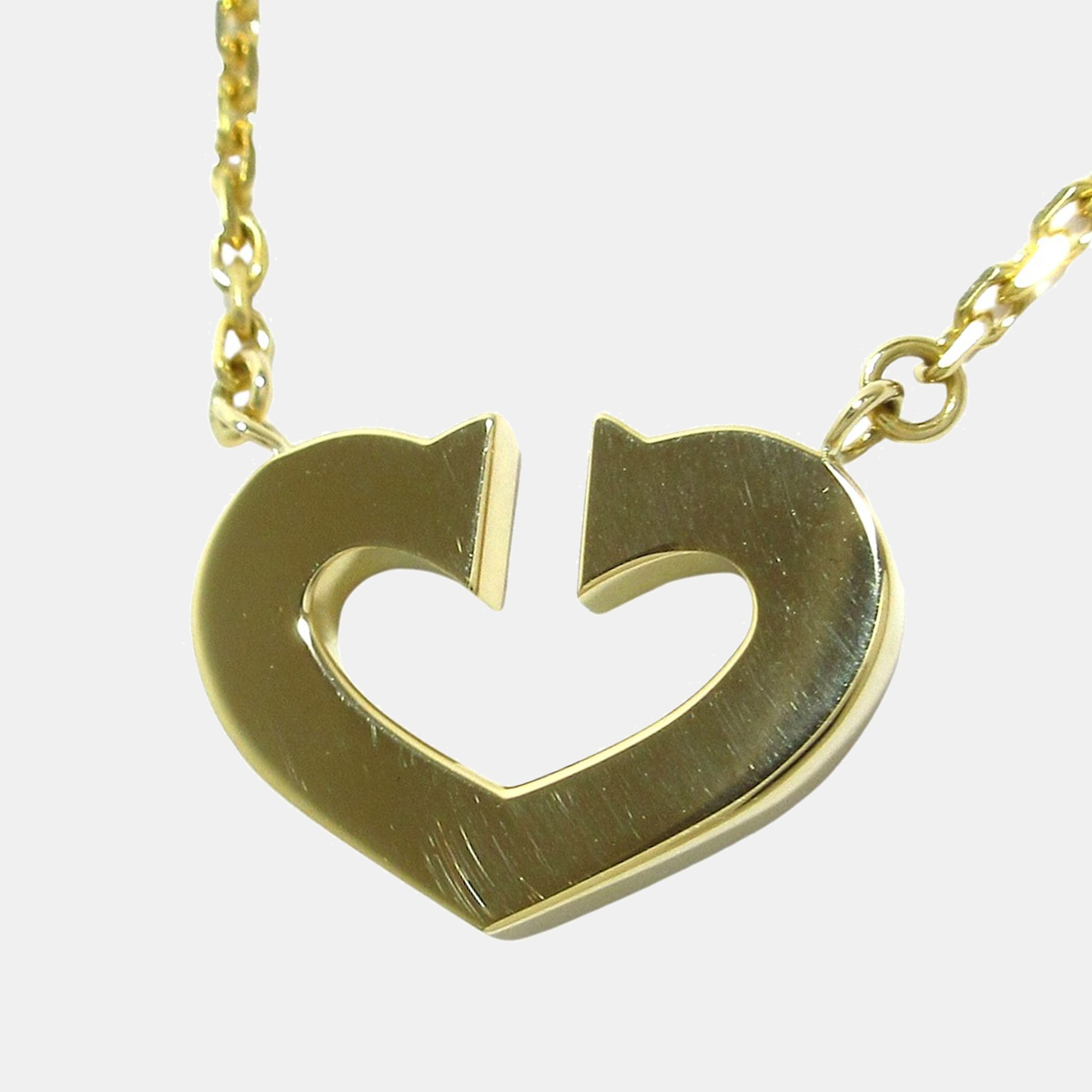 

Cartier Heart C 18K Yellow Gold Necklace