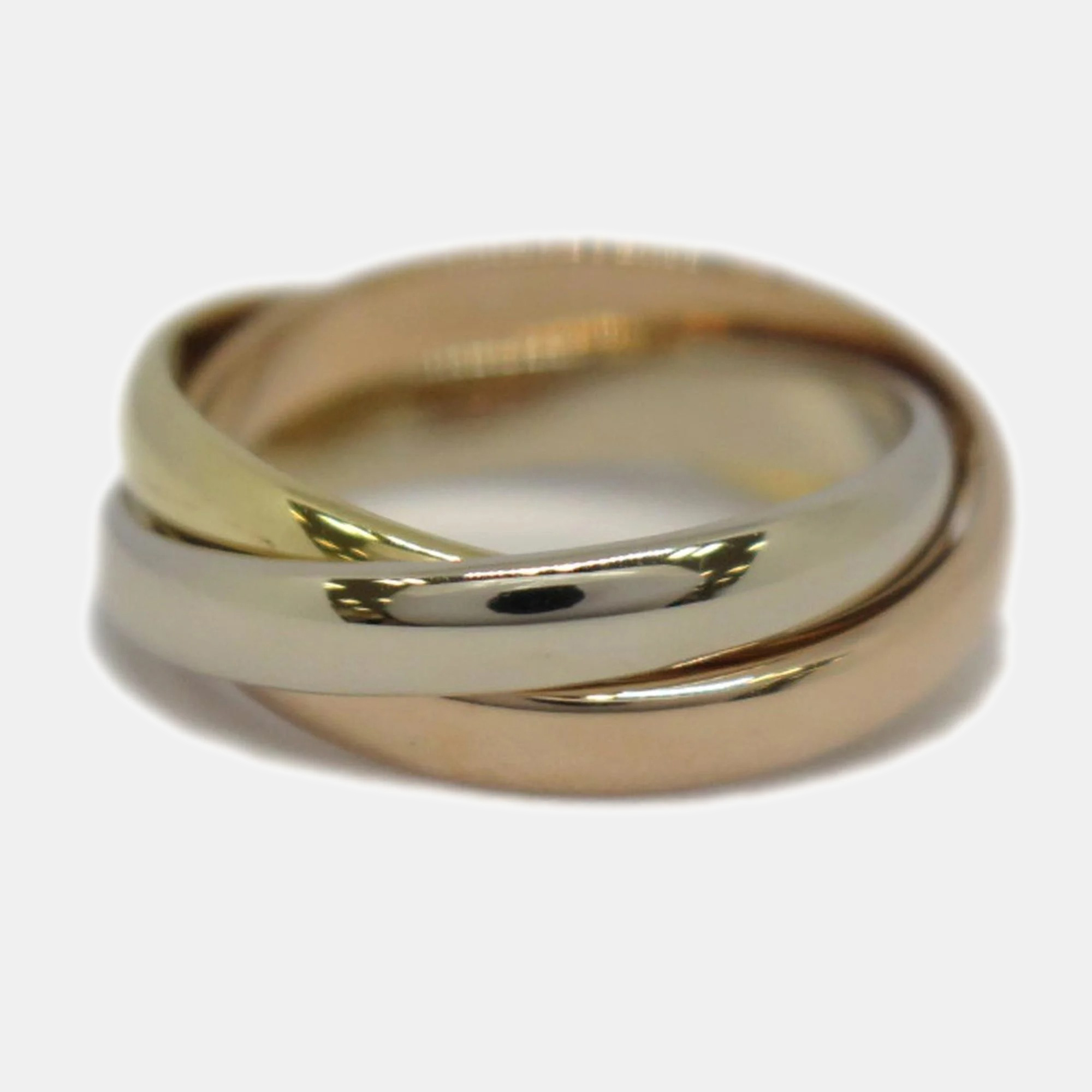 

Cartier Les Must de Cartier 18K Yellow Rose and White Gold Ring EU 52