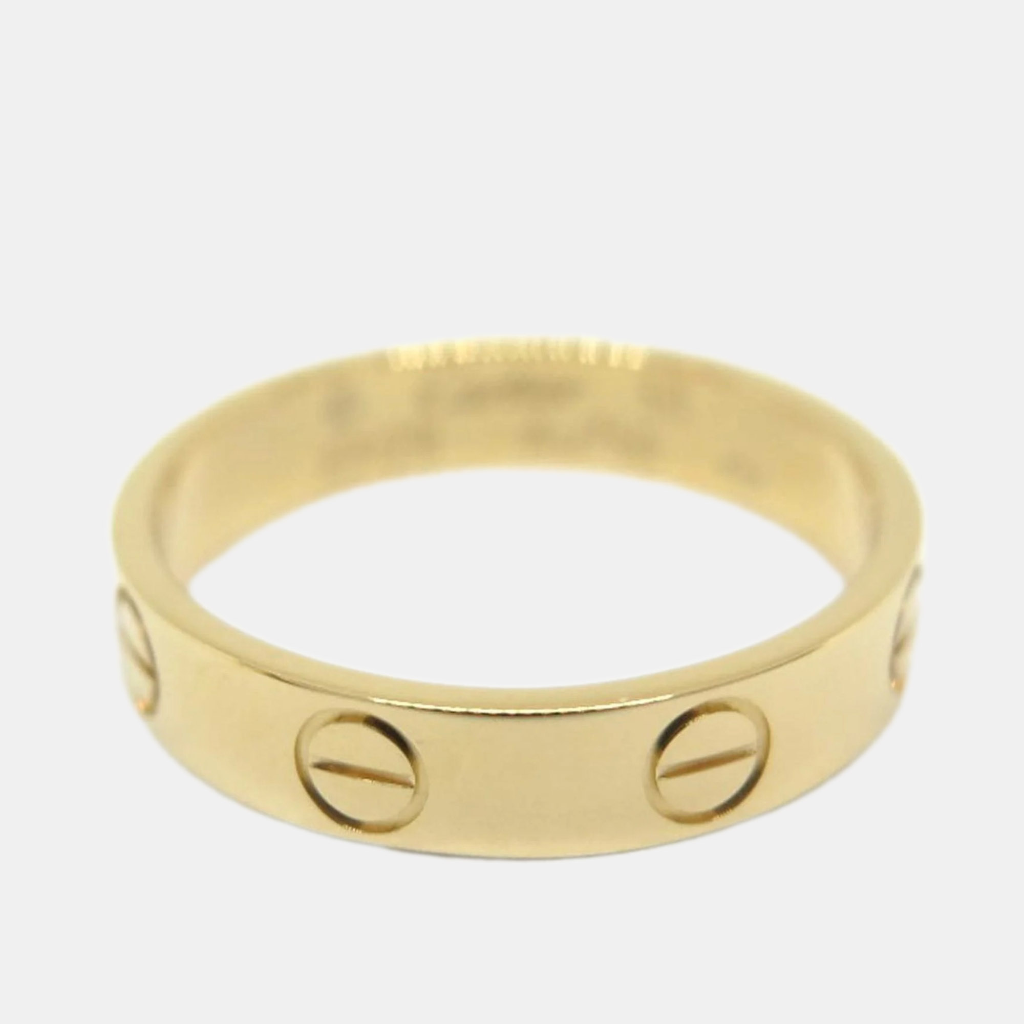 

Cartier Love 18K Yellow Gold Ring EU 50