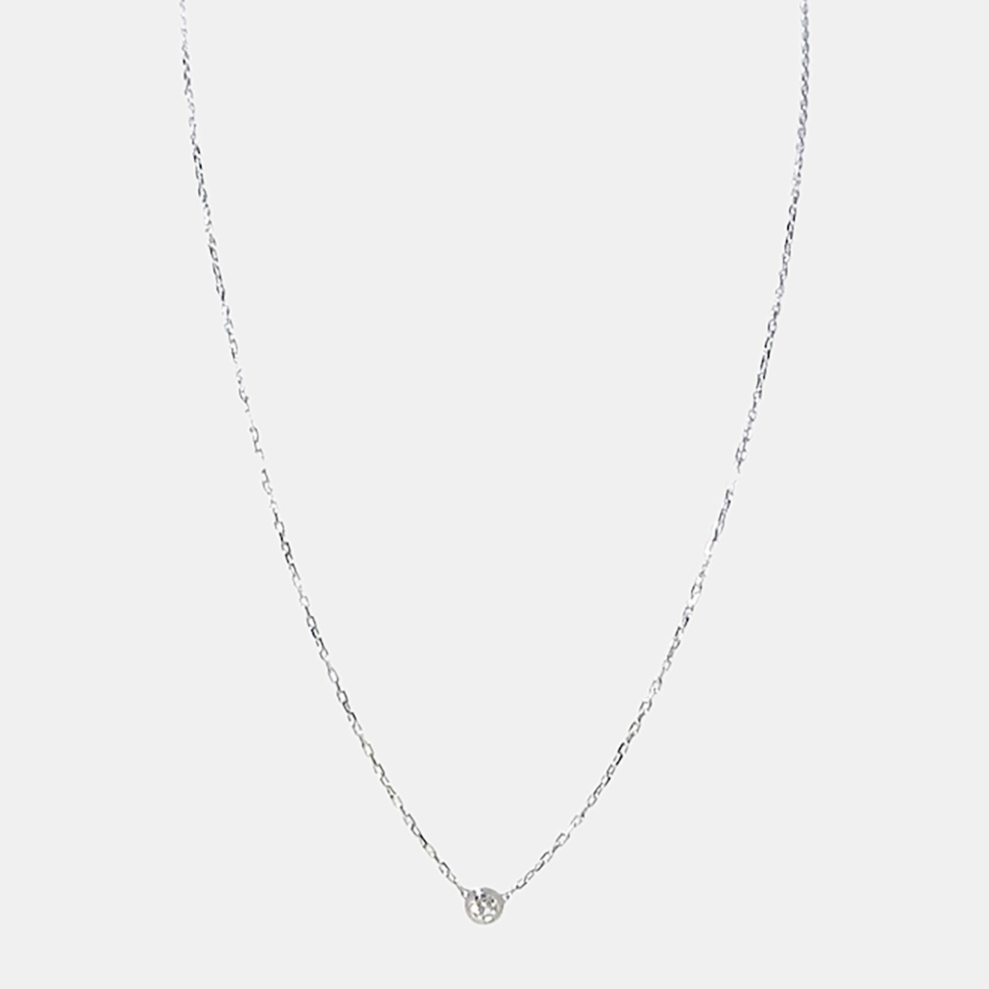 

Cartier Diamants Légers 18K White Gold Diamond Necklace