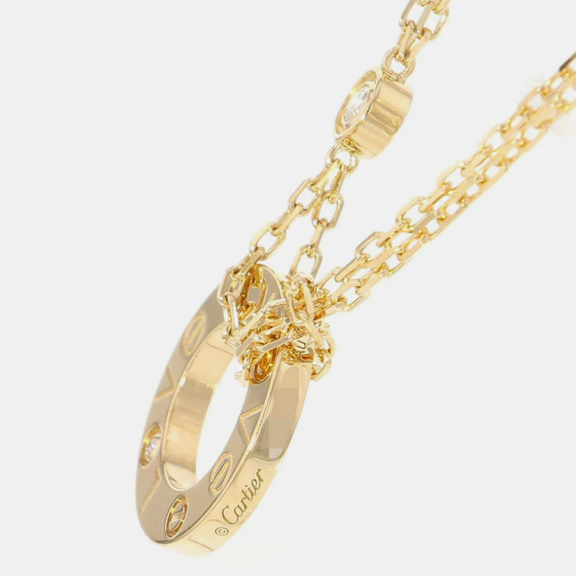 

Cartier Love 18K Yellow Gold Diamond Necklace