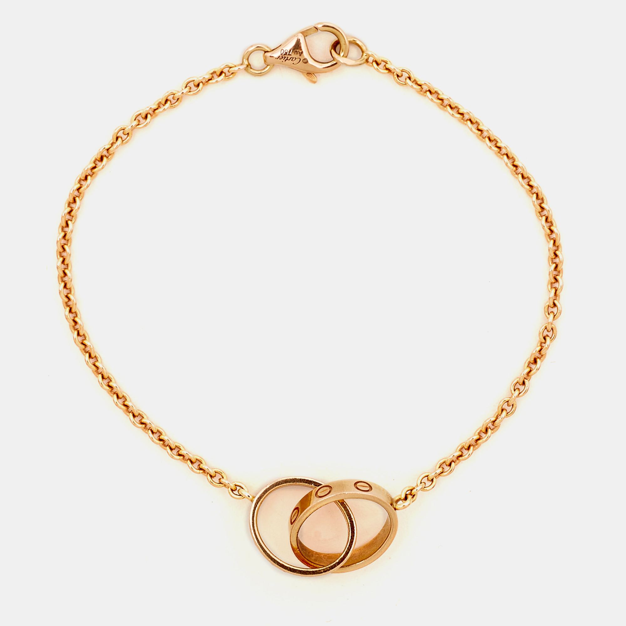 

Cartier Love Interlocking Loops 18k Rose Gold Bracelet