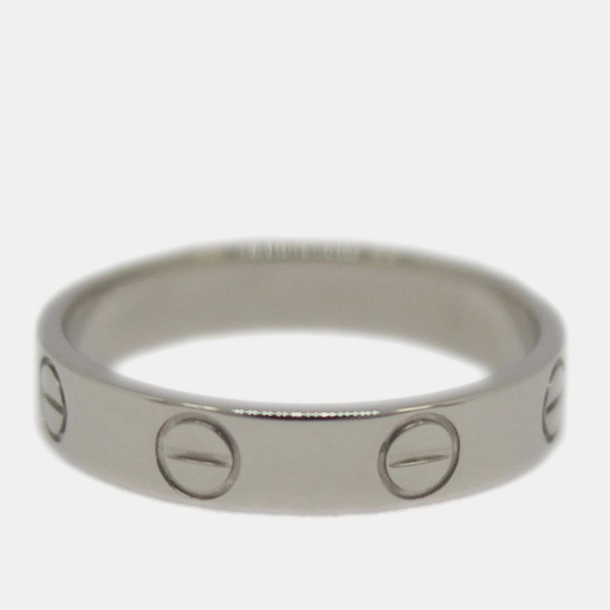 

Cartier Love 18K White Gold Ring EU 51