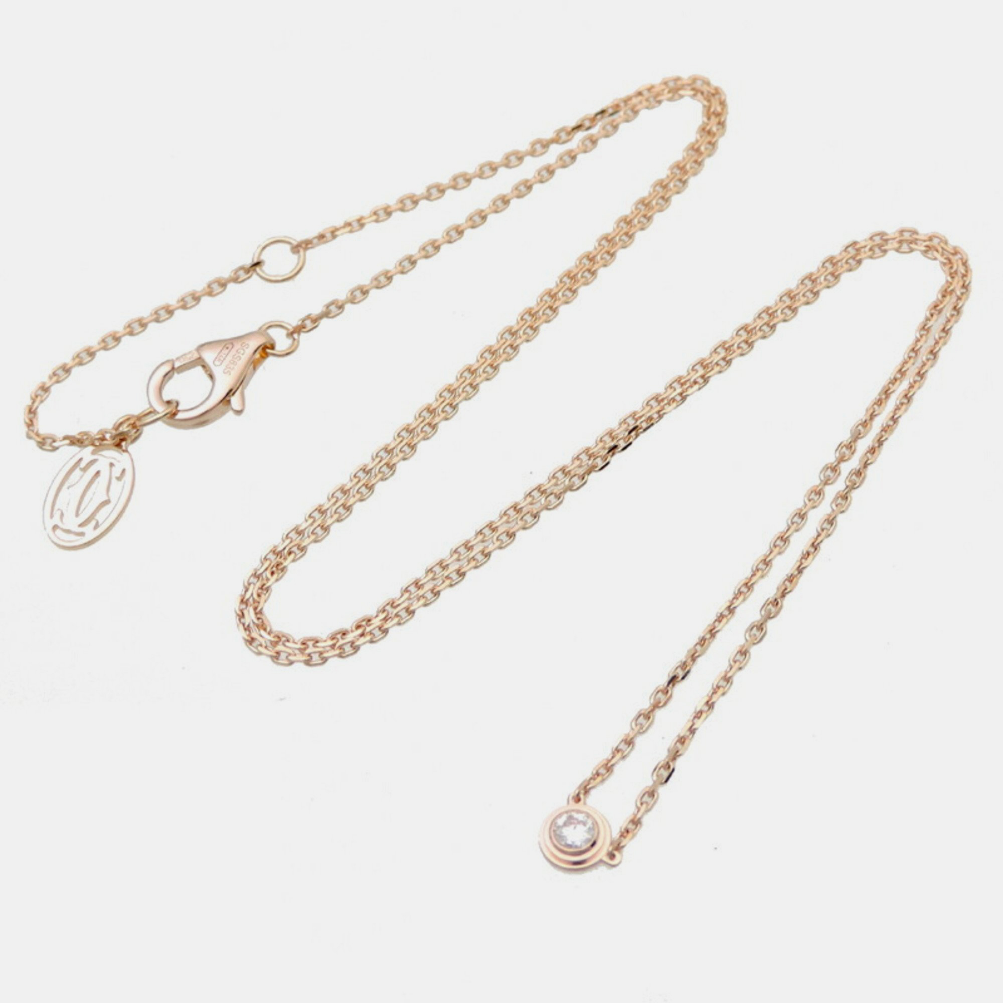 

Cartier d'Amour  18K Rose Gold Diamond Necklace