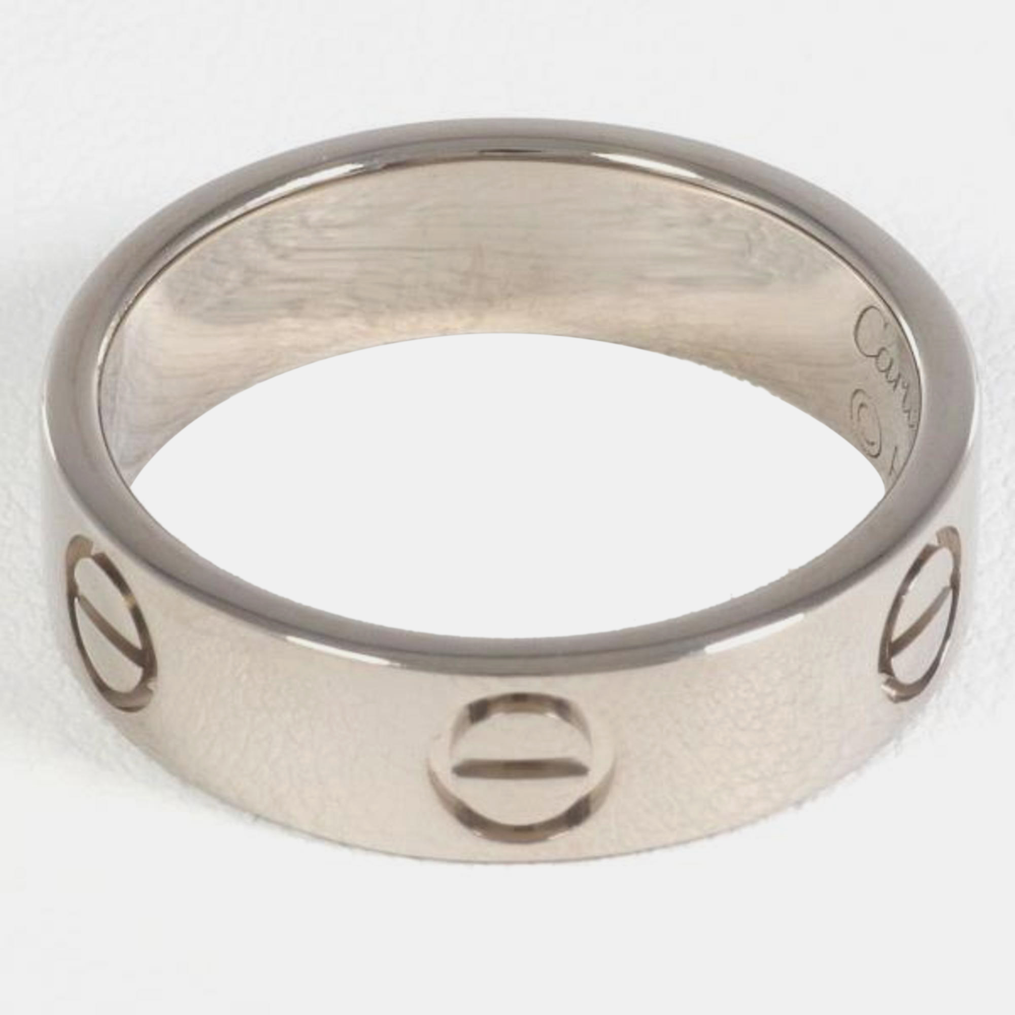 

Cartier Love 18K White Gold Ring EU 55