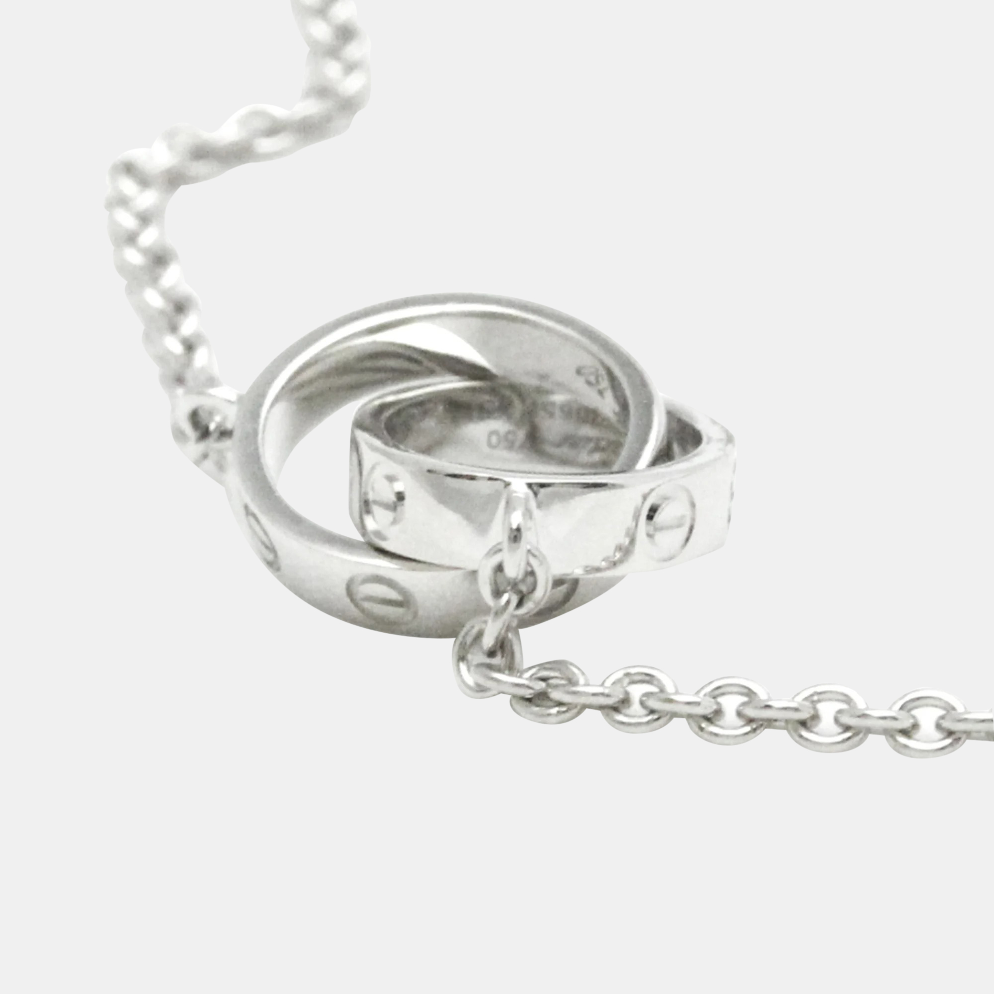 

Cartier 18K White Gold Love Chain Bracelet