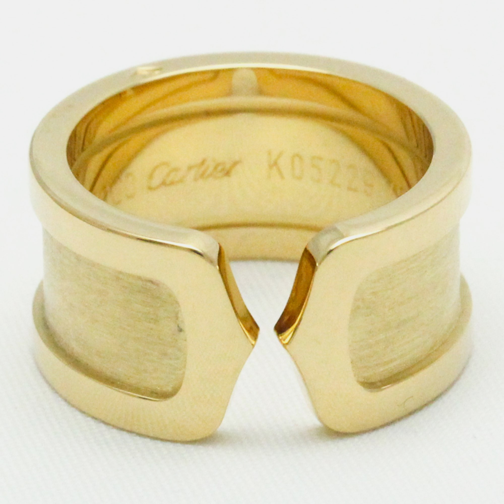 

Cartier Double C Yellow Gold 18K Ring EU 51