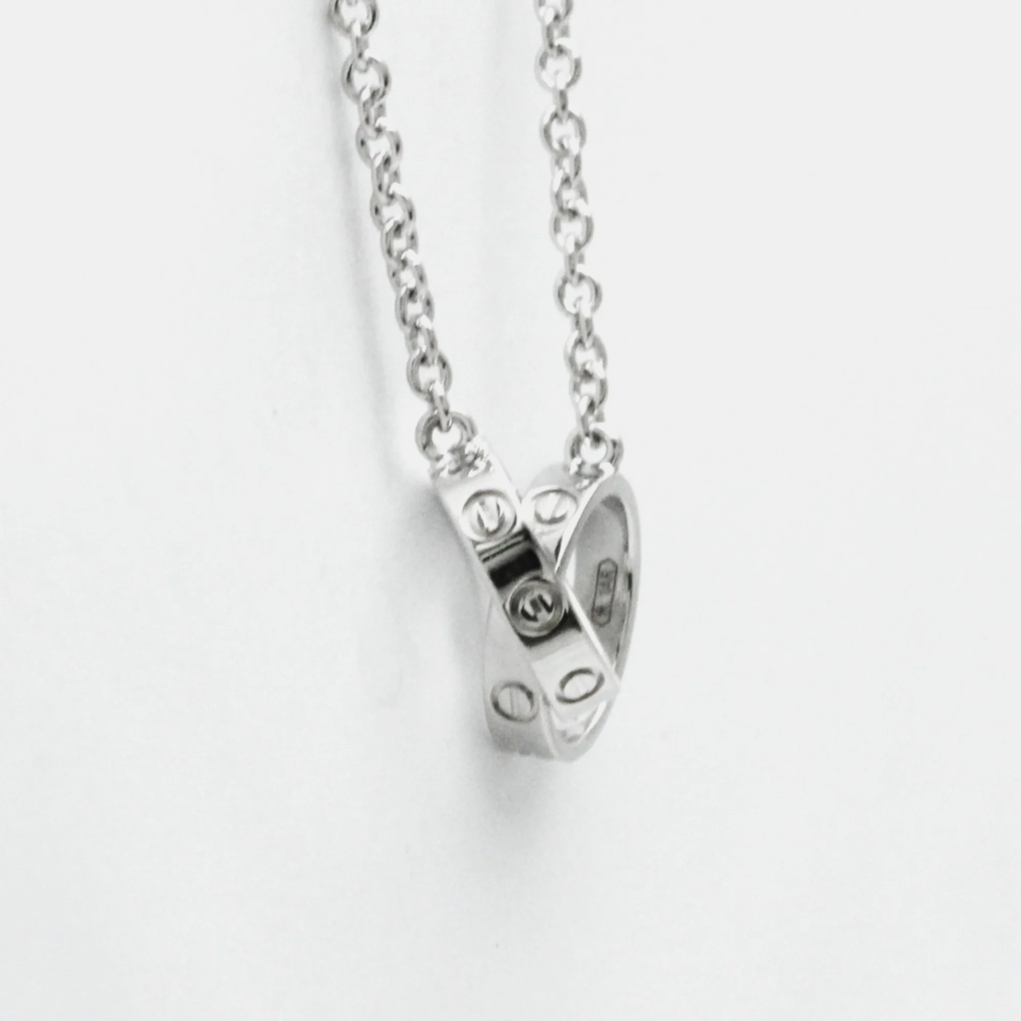 

Cartier Love 18K White Gold Diamond Necklace