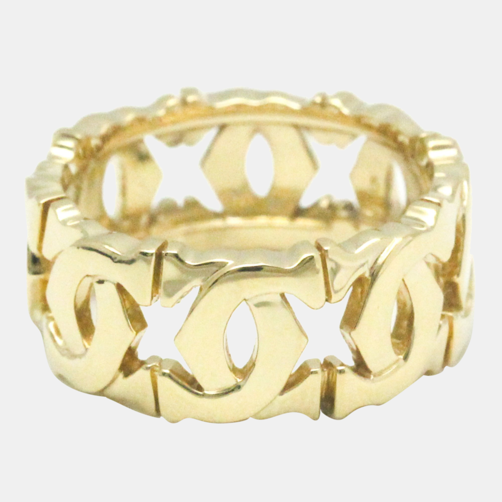 

Cartier 18K Yellow Gold Entrelacés Band Ring EU 52